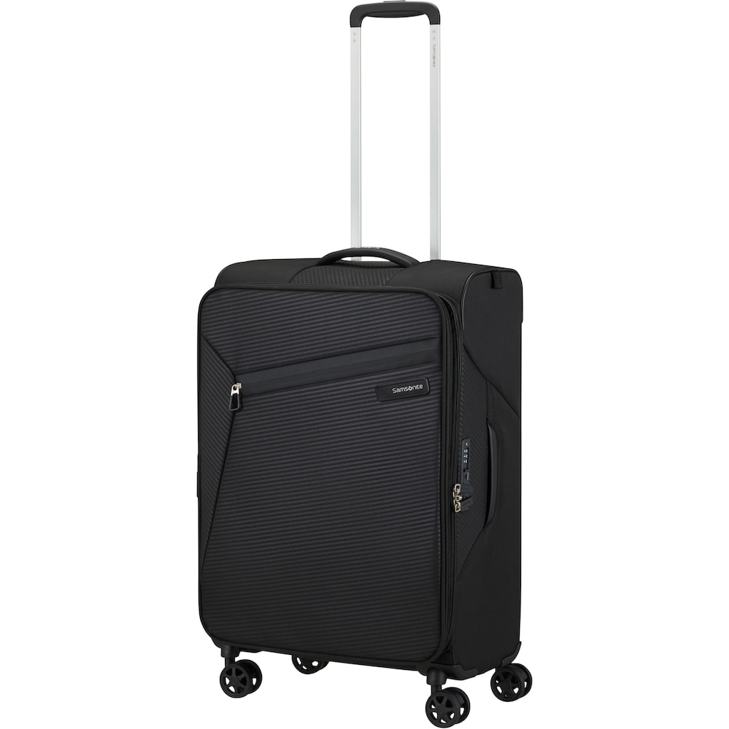 Samsonite Weichgepäck-Trolley »Litebeam, black, 66 cm«, 4 Rollen