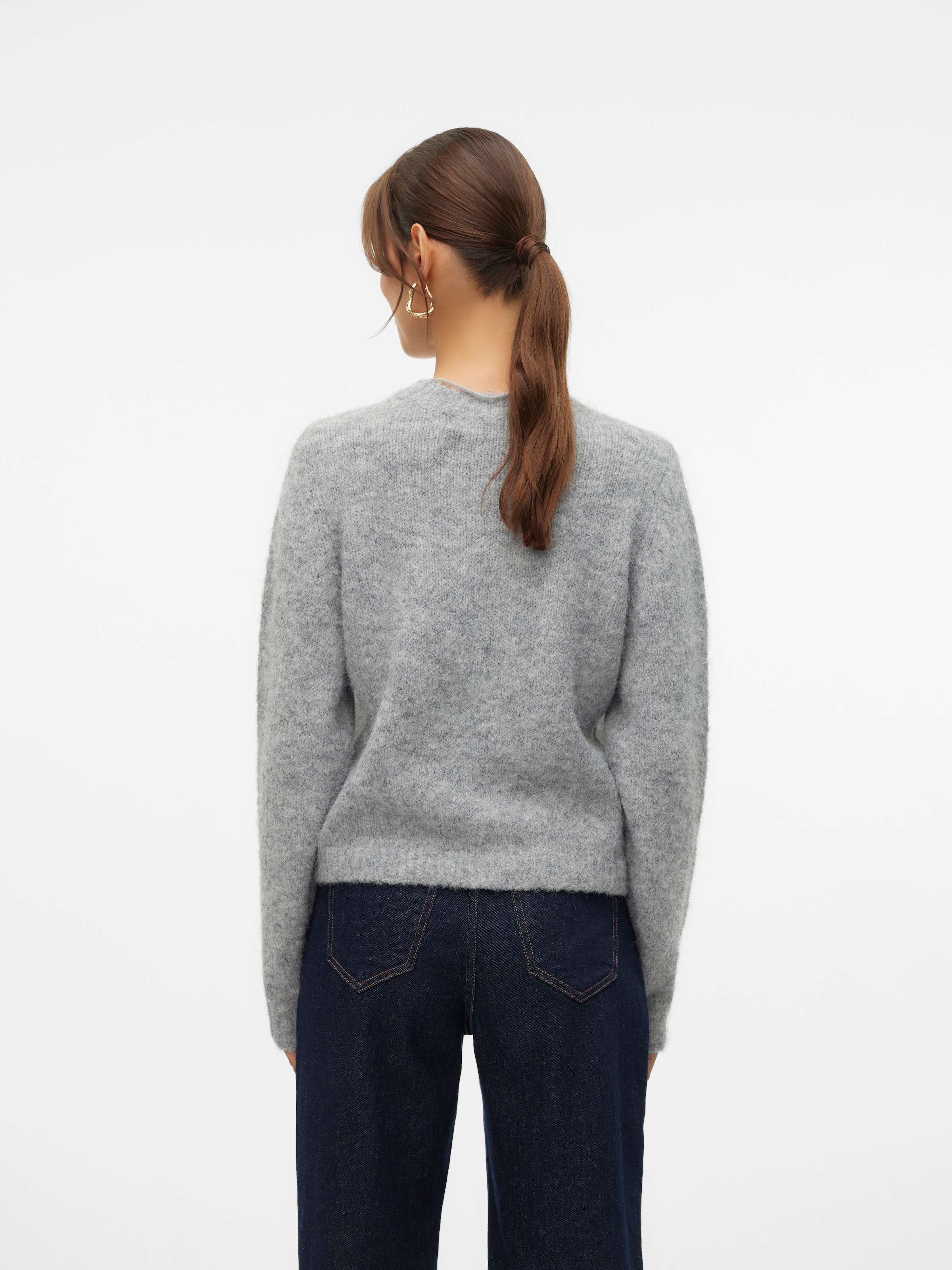 Vero Moda Strickpullover »VMNOVAH LS O-NECK PULLOVER GA NOOS«