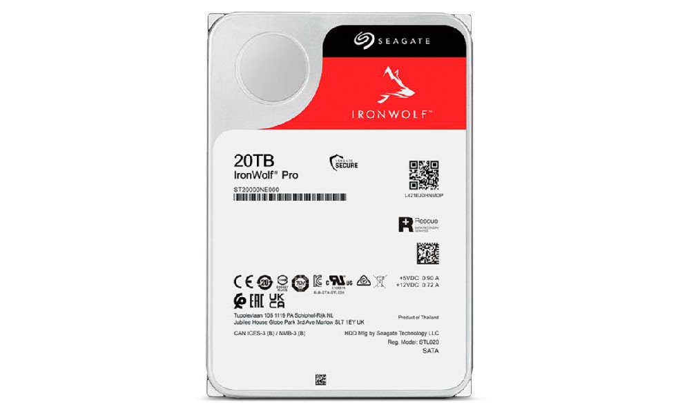 Seagate interne HDD-Festplatte »Ironwolf PRO NAS HDD 20TB SATA«, 3,5 Zoll