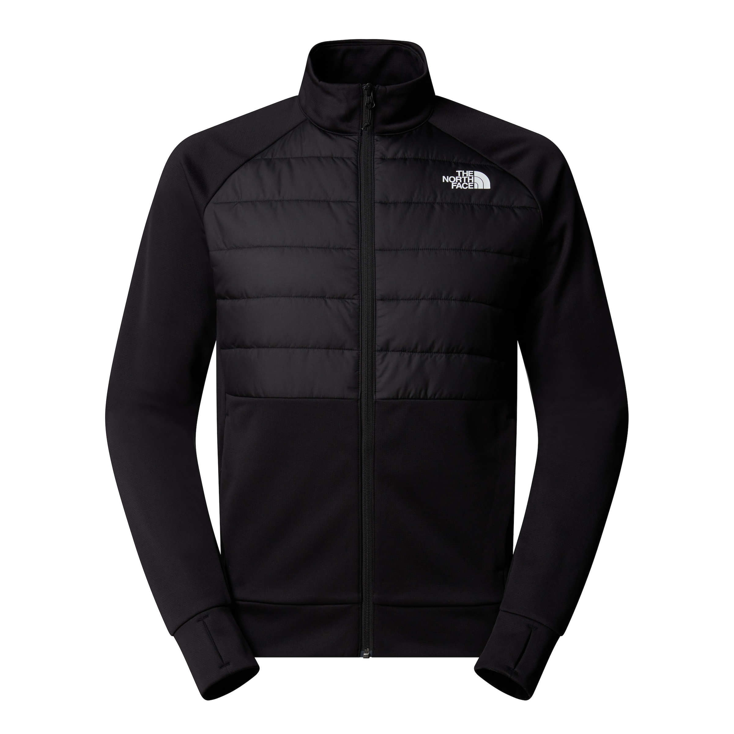 The North Face Fleecejacke »M REAXION 2.0 FLEECE HYBRID FULL ZIP JAC« 1 Stk. tlg. sportlicher Stil, leichte Synthetik-Isolierung, mit Reißverschluss