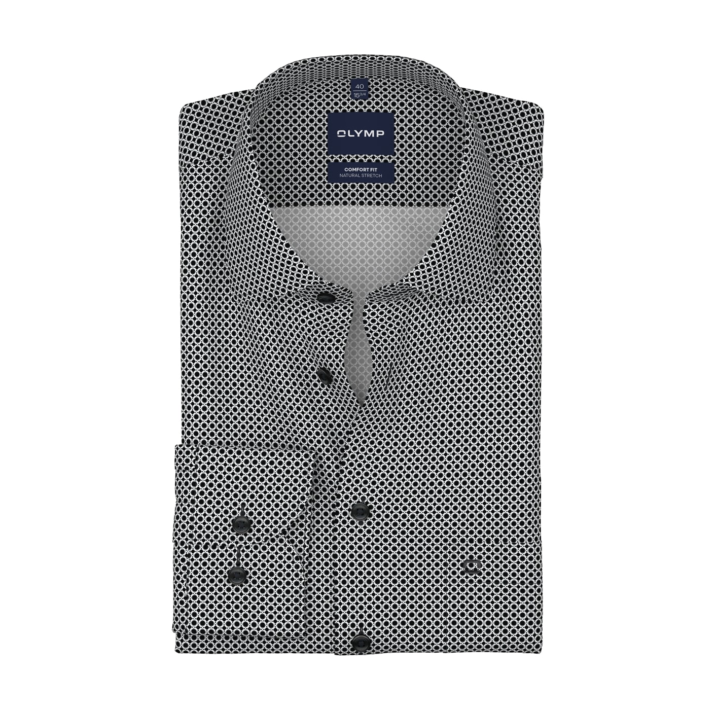 OLYMP Langarmhemd »Luxor« Businesshemd, New-Kentkragen, Comfort Fit