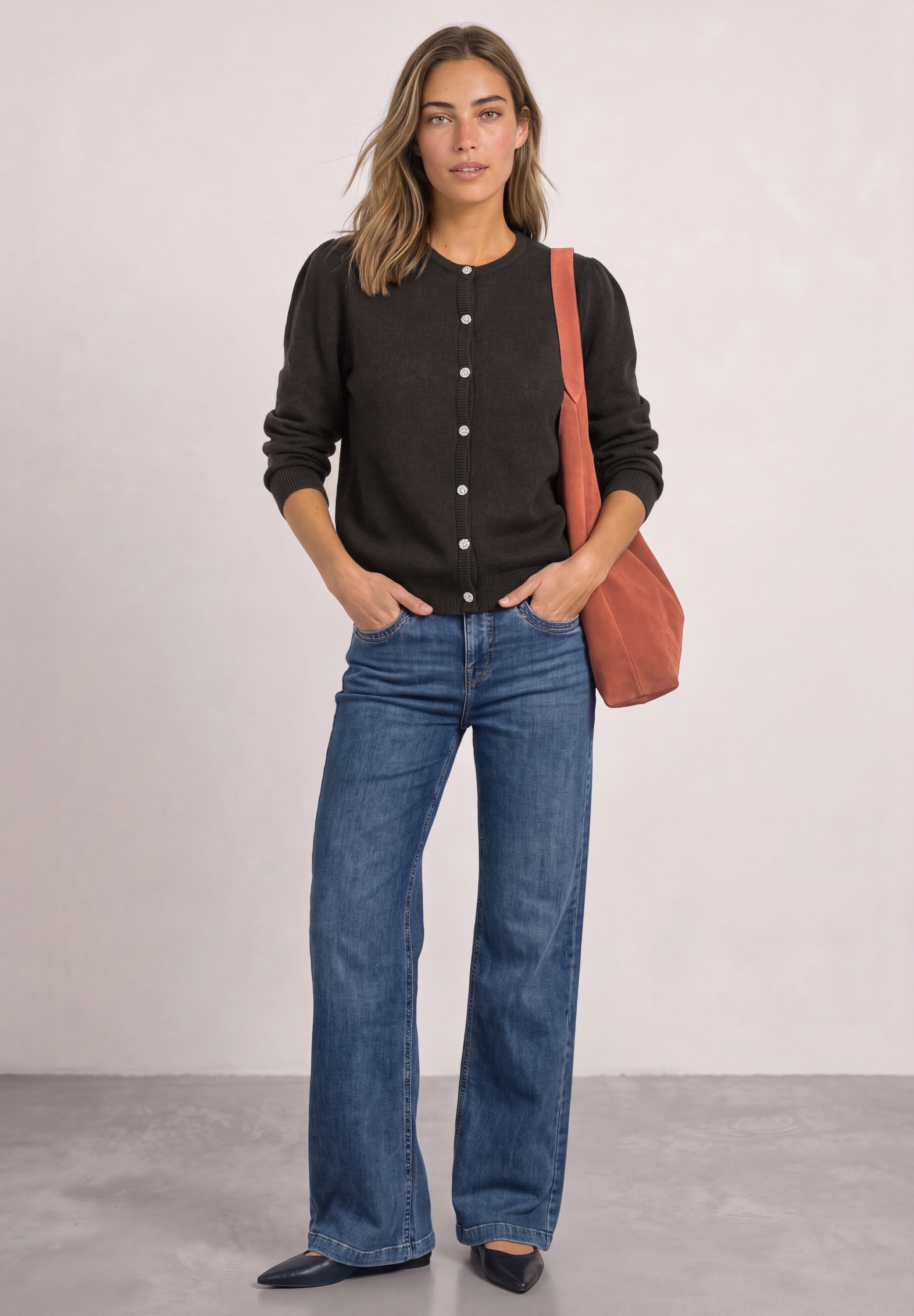 STREET ONE Cardigan in Unifarbe