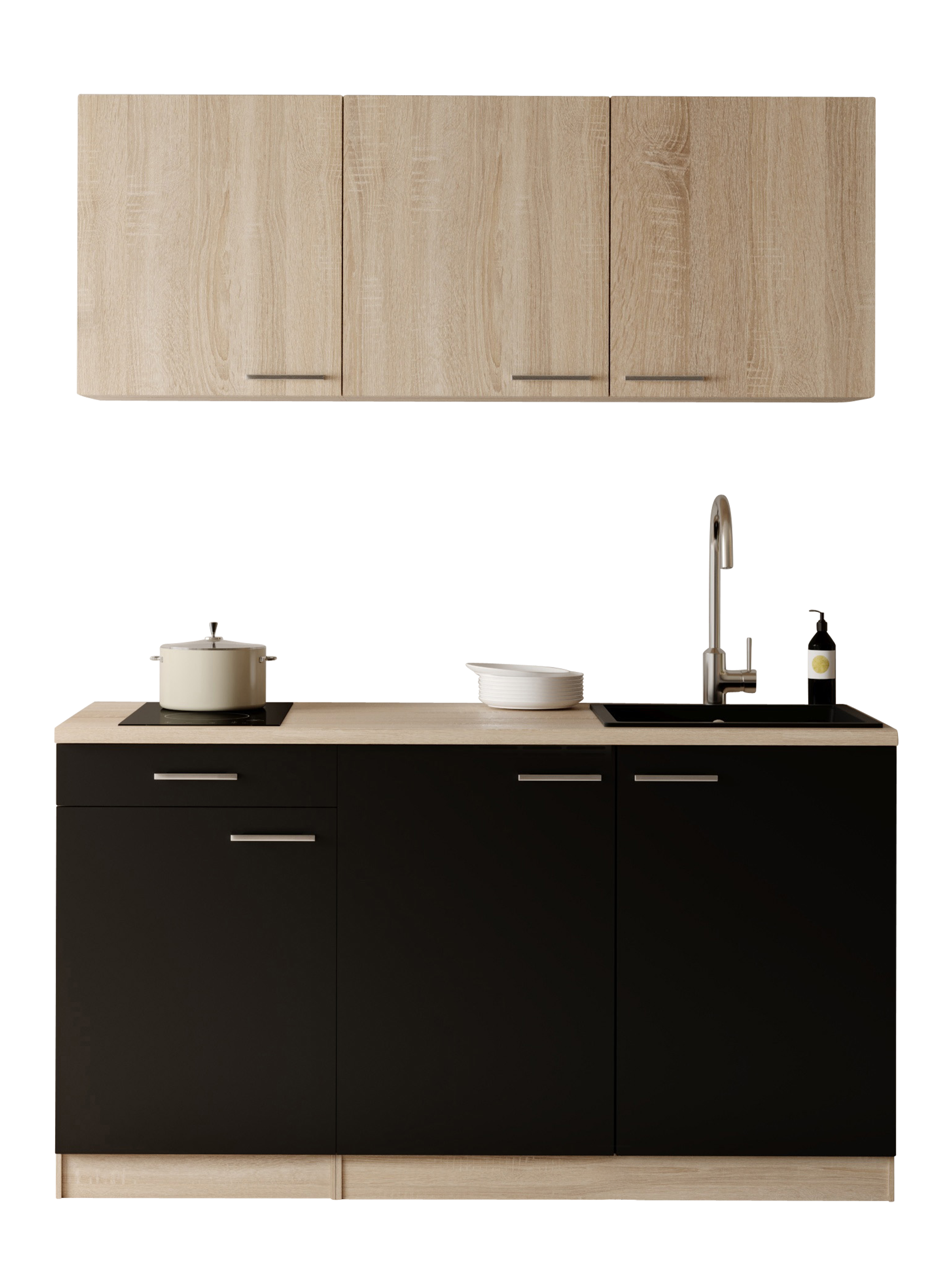 RESPEKTA "Ingrid" zerlegt, wahlweise mit Kühlschrank, Soft-Close-Funktion, Breite 150 cm