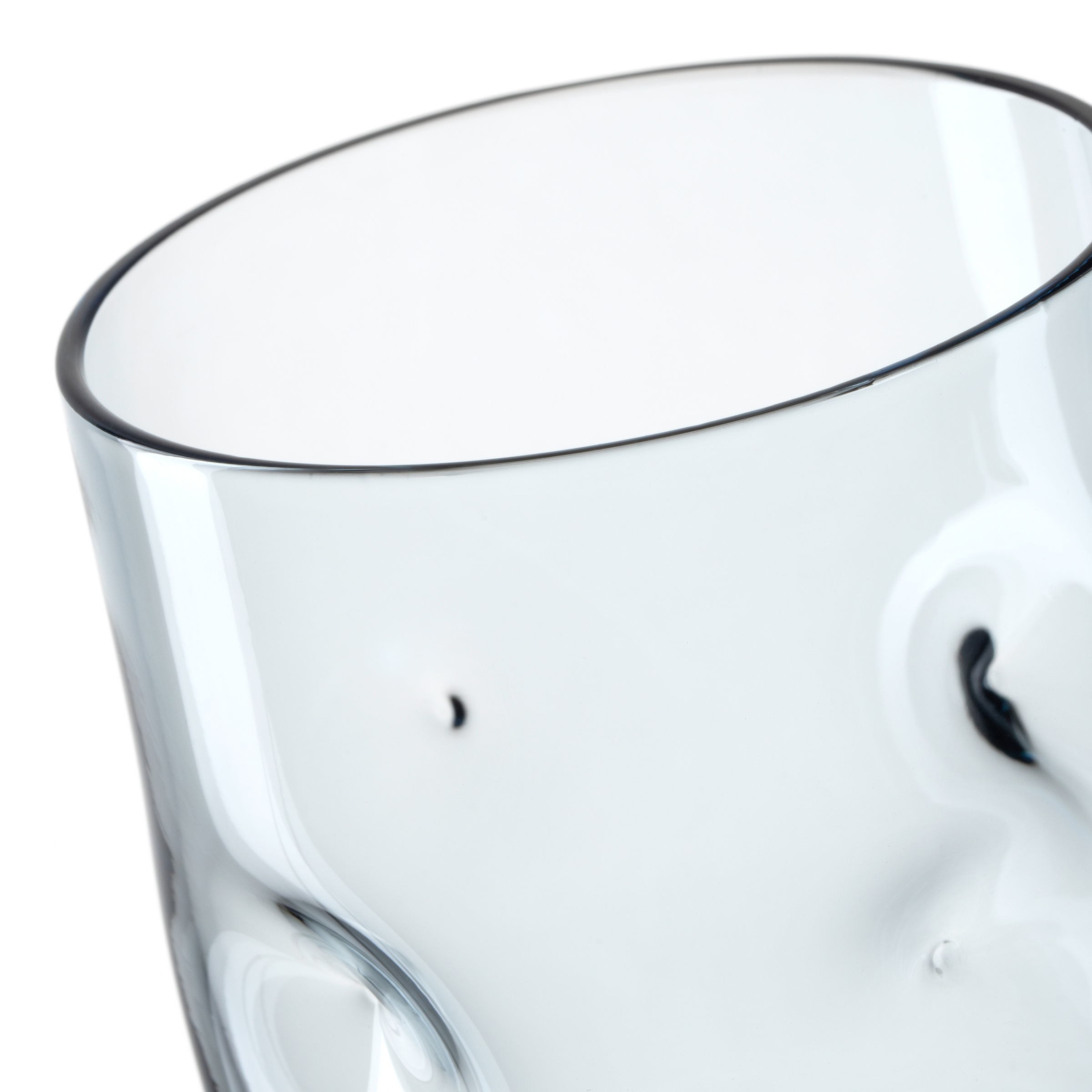 LEONARDO Gläser-Set »Trinkglas VESUVIO, 300 ml, 4er-Set«, (Set, 4 tlg.), konische Form, markantes Design - mit Einquetschungen