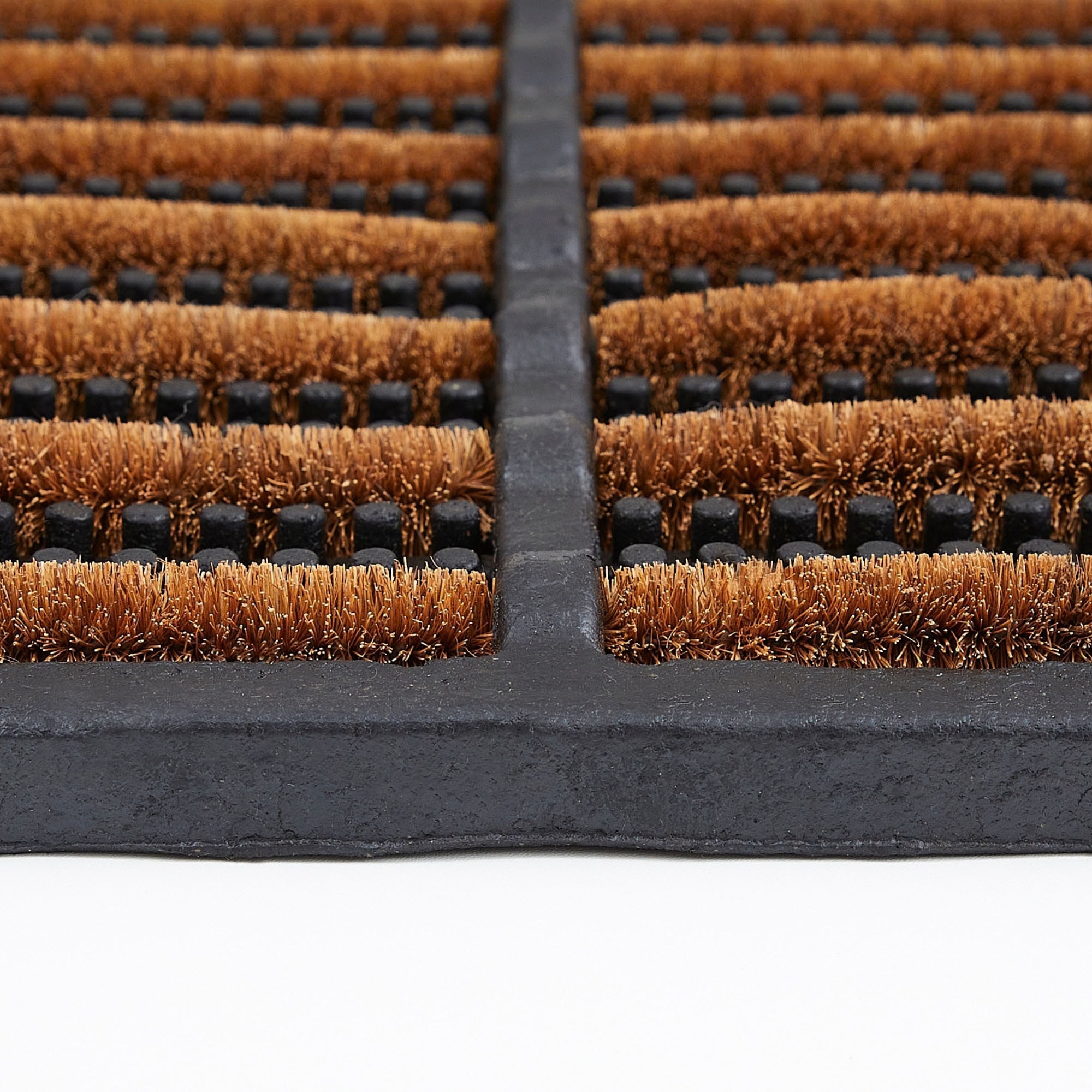Andiamo Fußmatte »Robusta« rechteckig 27 mm Höhe Schmutzfangmatte, mit Bürsten aus Kokos, In- und Outdoor geeignet