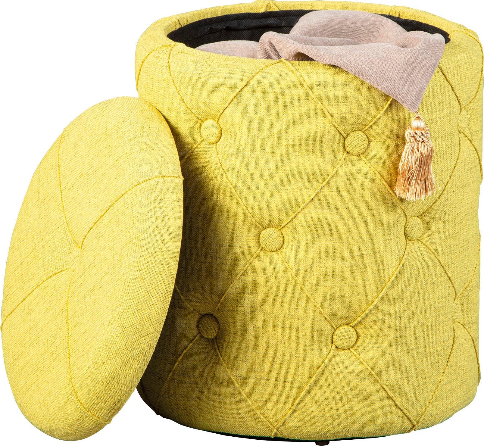 INOSIGN Hocker »Yapak«, Pouf mit Stauraum