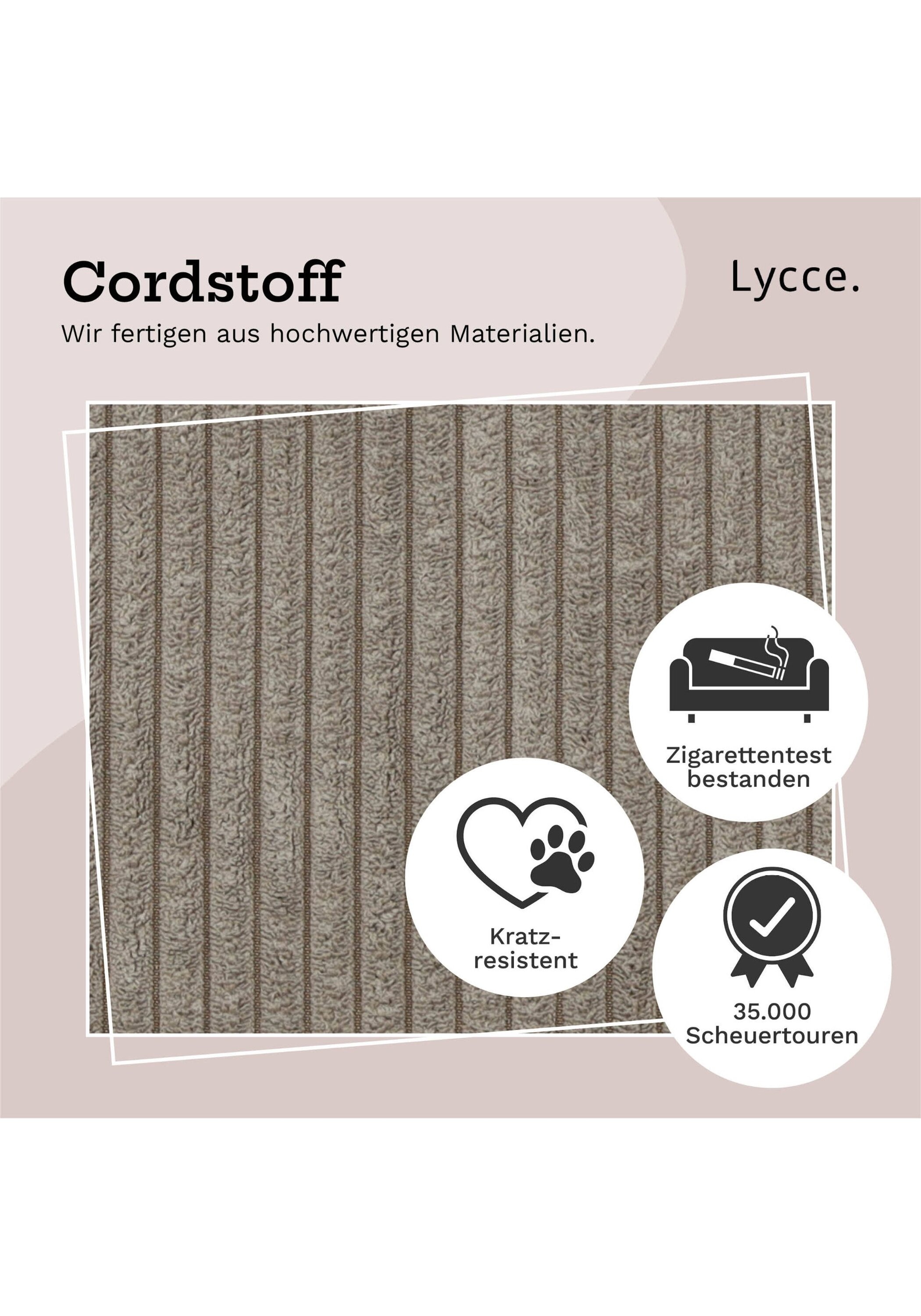 Lycce Bankauflage »Bankauflage Bankauflage Klemmkissen 1 Leiste 1er Pack« 3