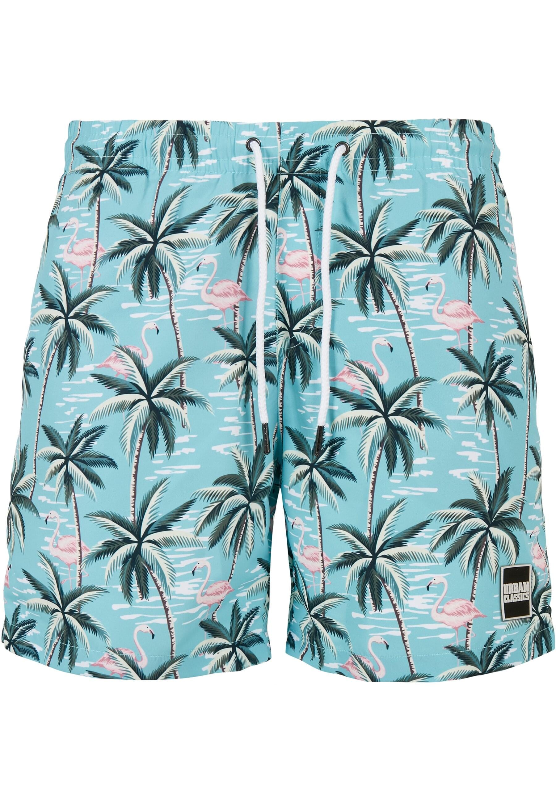 URBAN CLASSICS Badeshorts »Urban Classics Herren Pattern Swim Shorts«