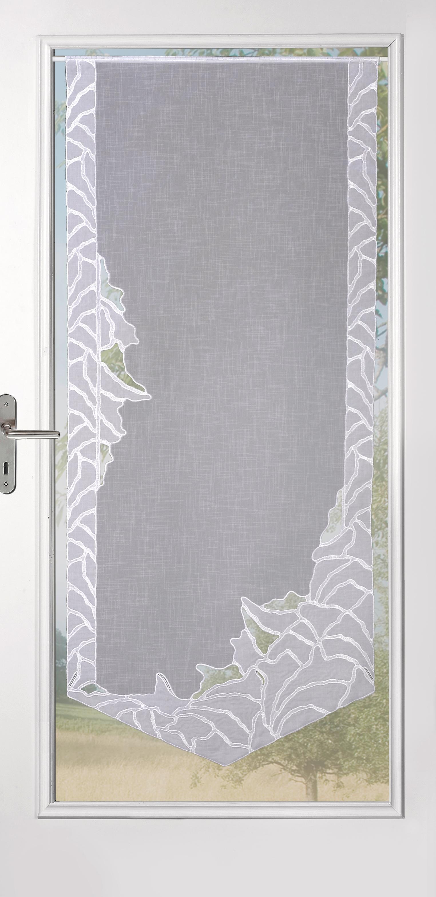 Stickereien Plauen Gardine »Isabell« Multifunktionsband 1 Stk. tlg. HxB: 140x60, mit echter Plauener Spitze Stickerei