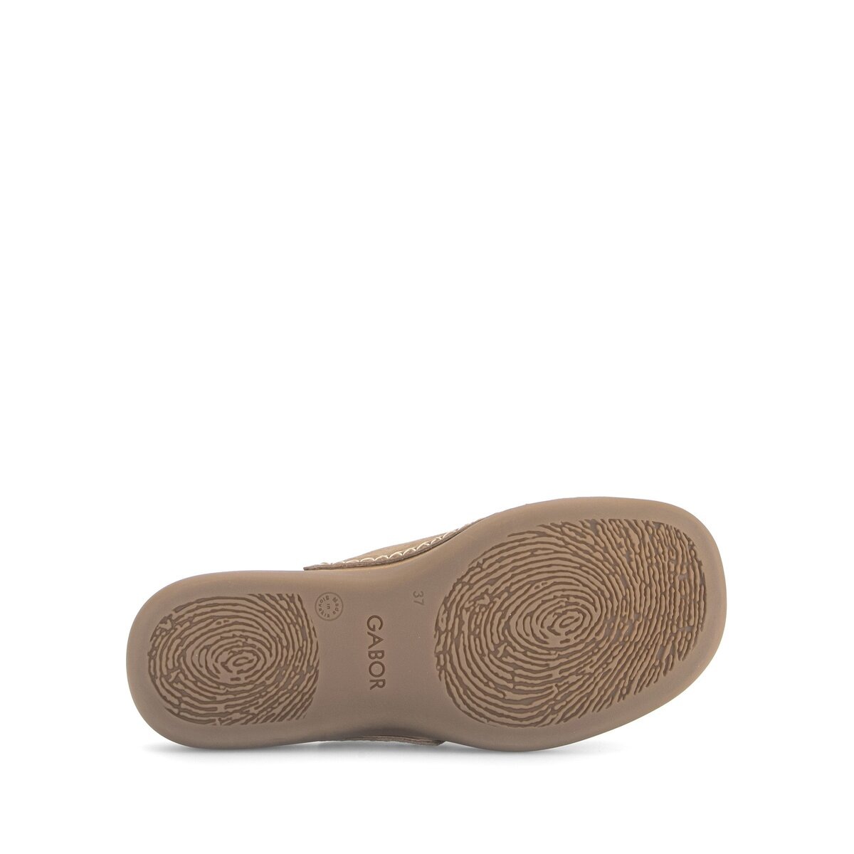 Zehentrenner GABOR "Zehentrenner", Herren, Gr. 37, braun, Schuhe Zehentrenner 3