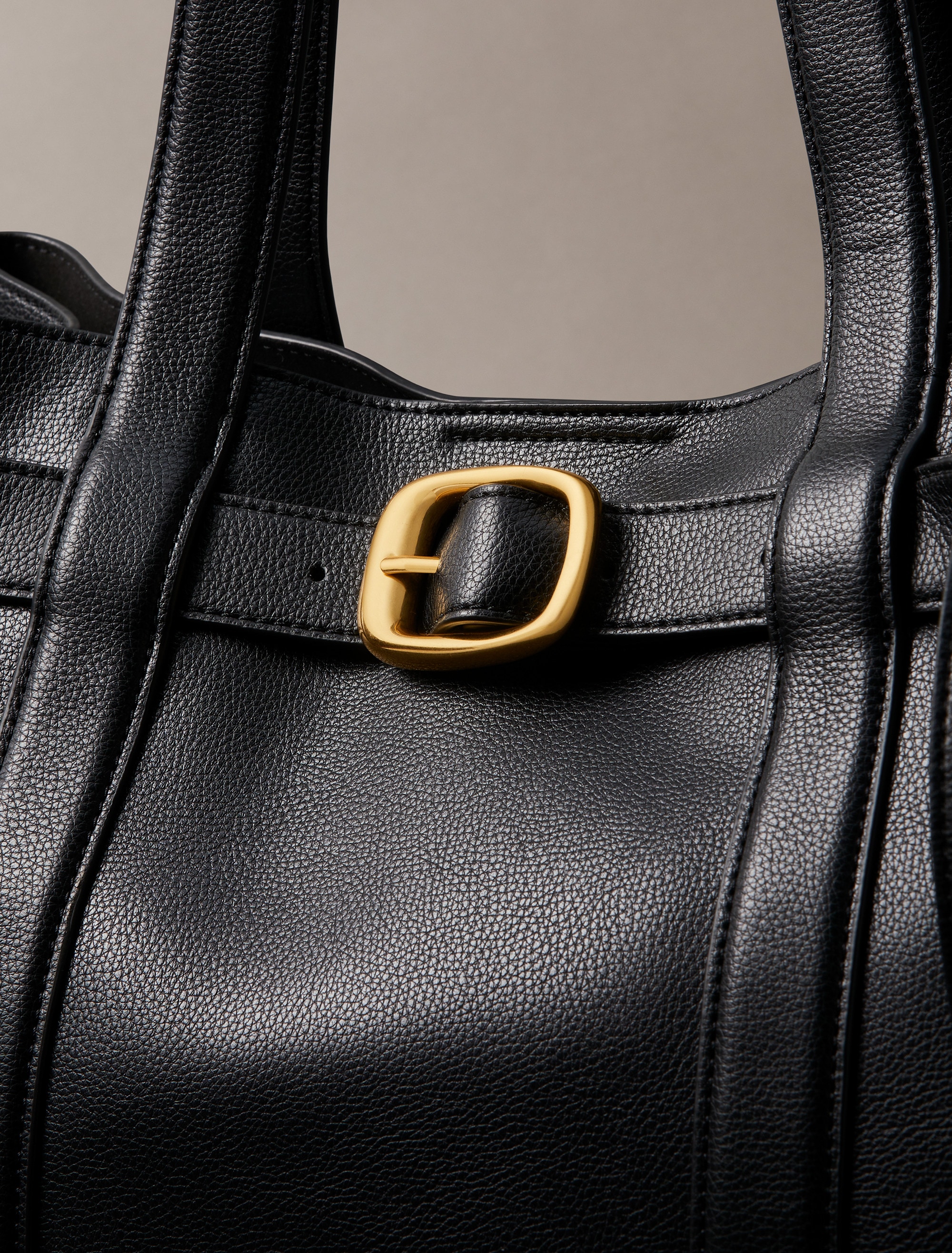 Calvin Klein Henkeltasche »BUCKLE MEDIUM TOTE«, Schultertasche, Handtasche, Tasche Damen