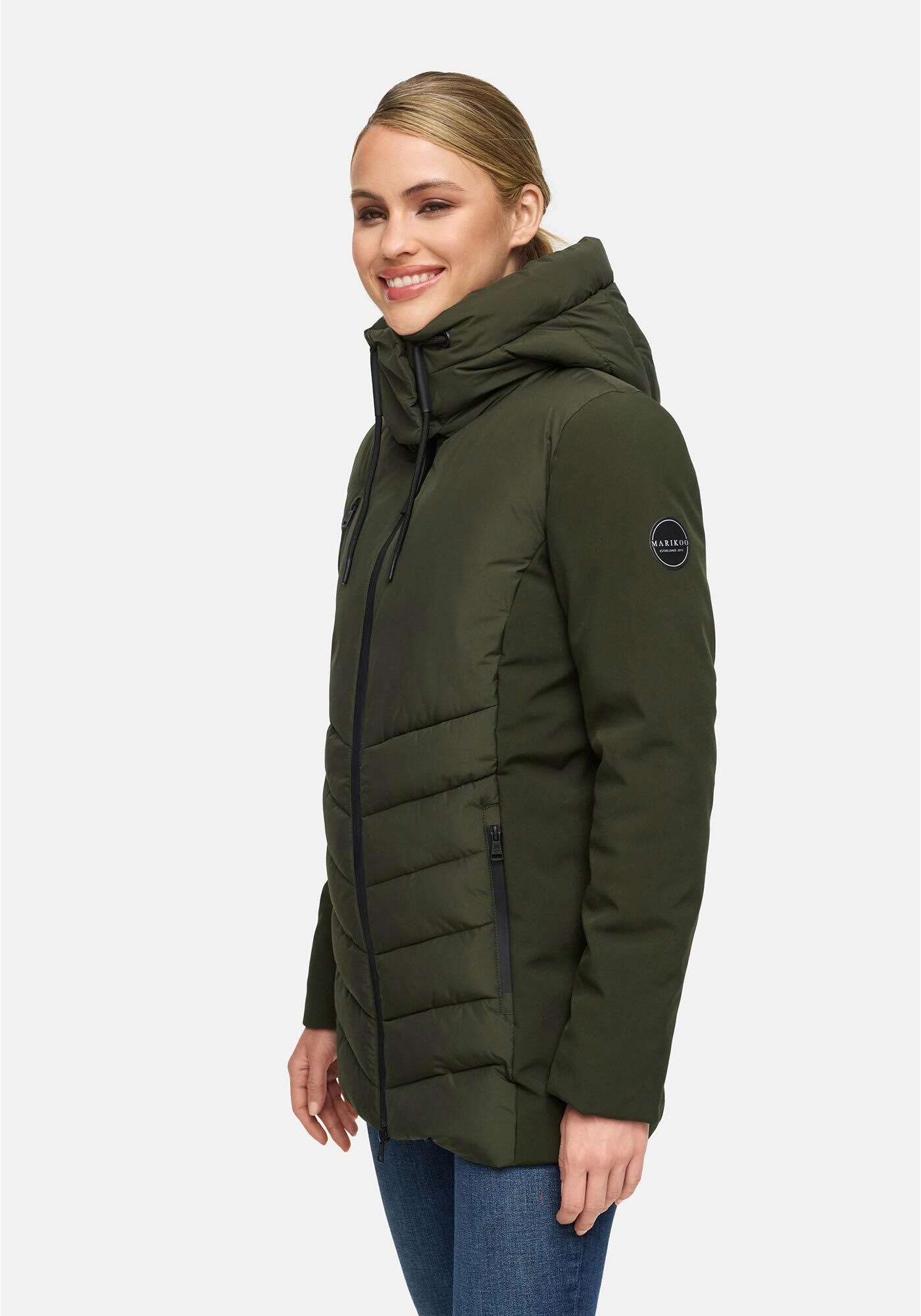 Marikoo Winterjacke »Tivaa«, Feminine Silhouette