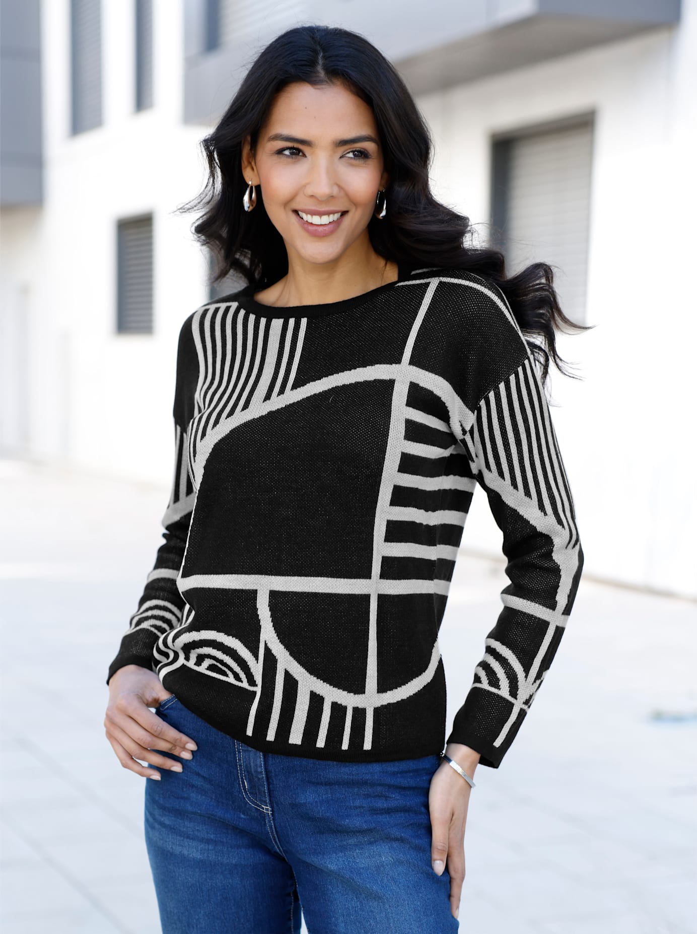 Classic Basics Jacquardpullover "Jacquard-Pullover"