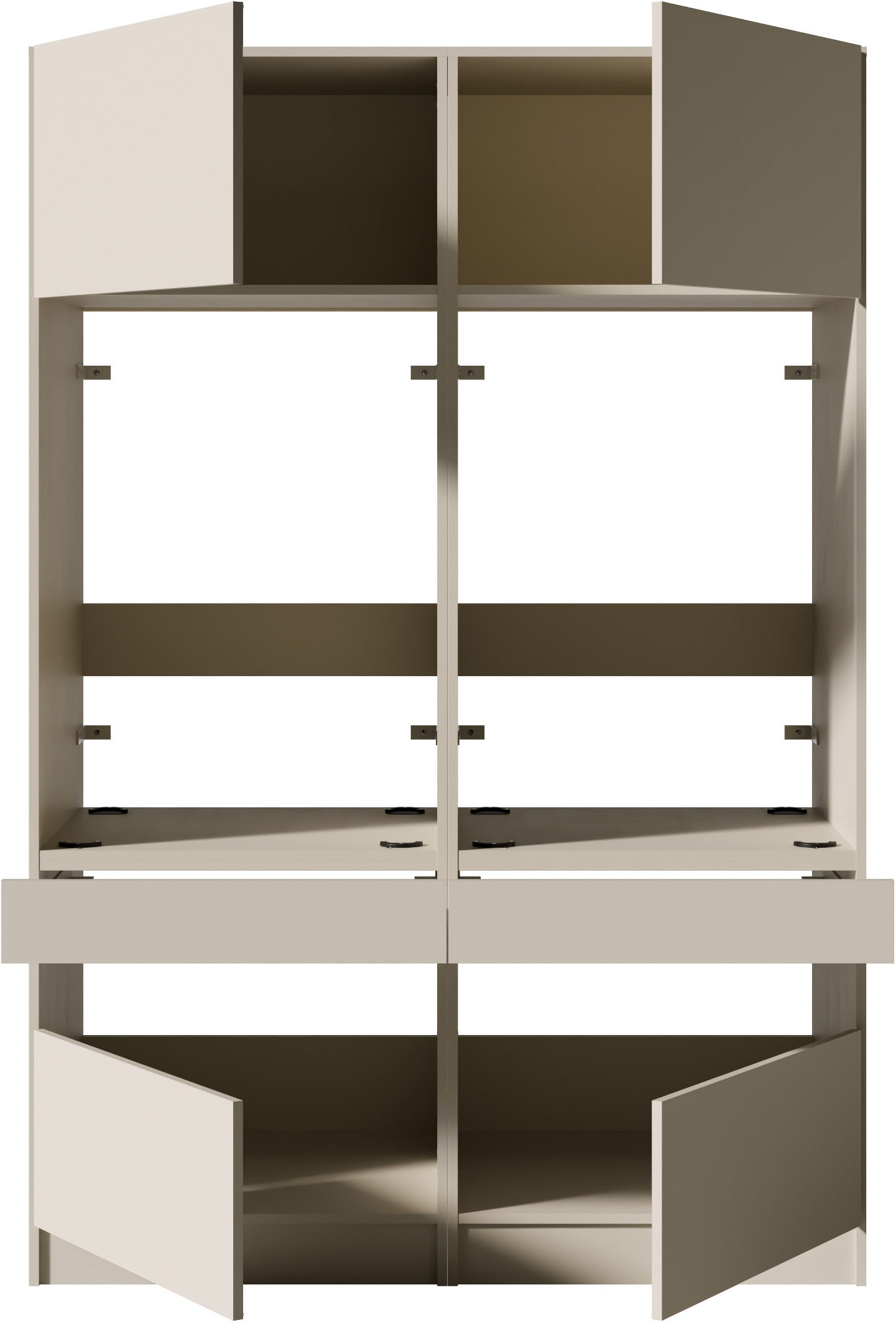 BASIC by Balculina Mehrzweckschrank-Set »Washhome B/T/H 135x68x200 cm« 2 Stk. tlg.