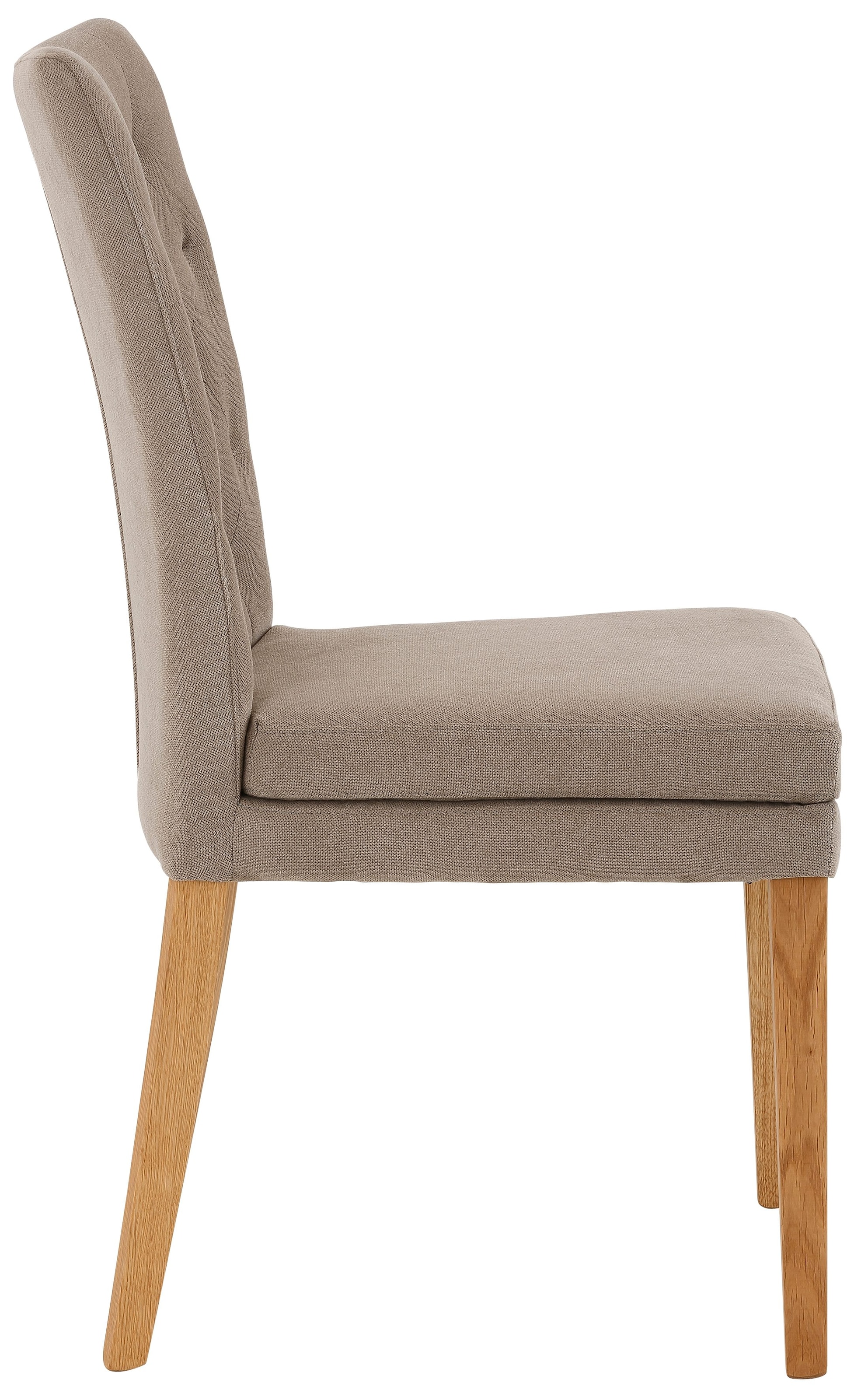 Home affaire Esszimmerstuhl »Colorado BESTSELLER Polsterstuhl«, (Set), 2 St., Luxus-Microfaser, Beine in eiche oder nussbaum. Im 2er, 4er oder 6er-Set