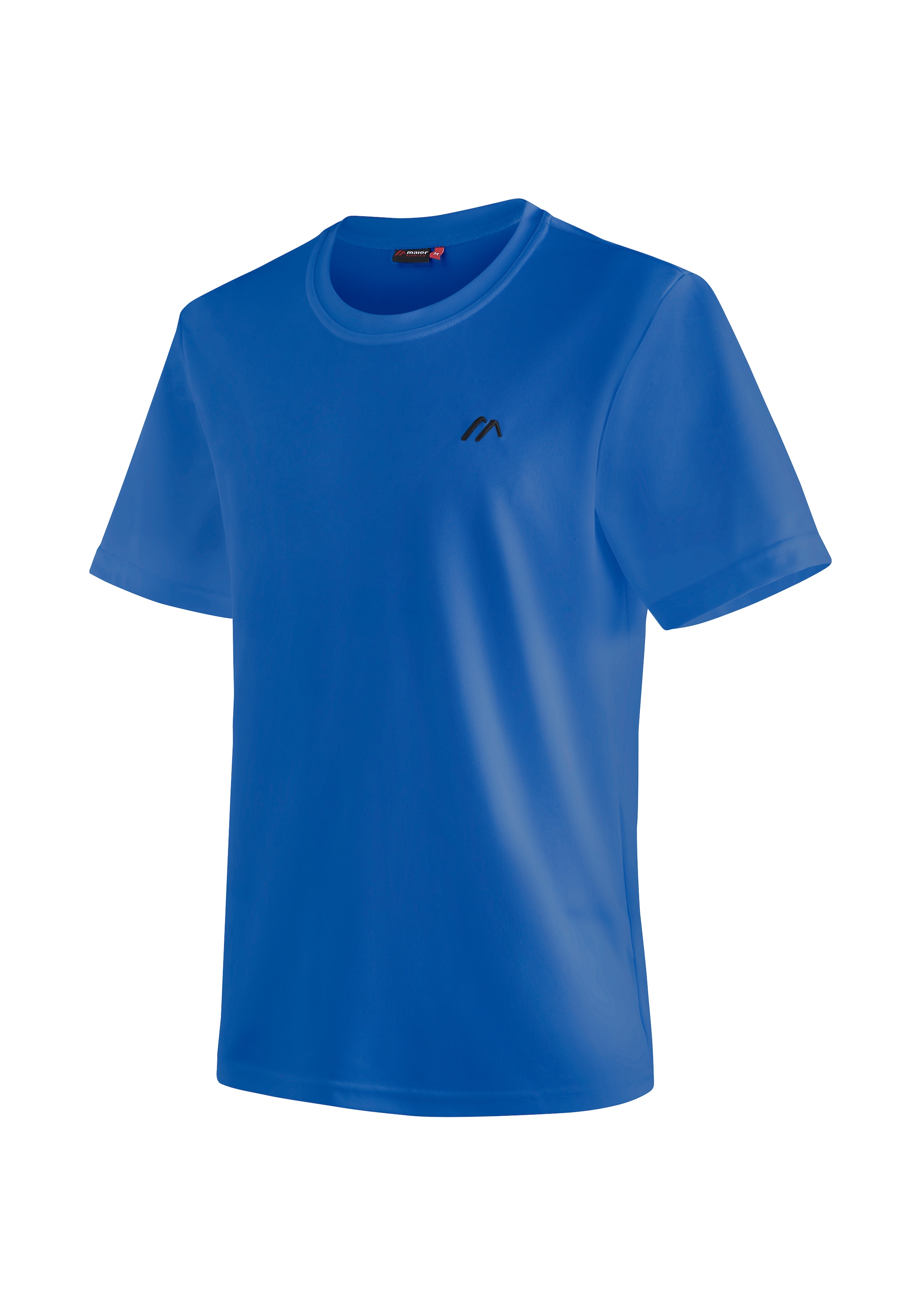 Maier Sports Funktionsshirt "Walter", Herren T-Shirt, rundhals pique Outdoorshirt, schnelltrocknend