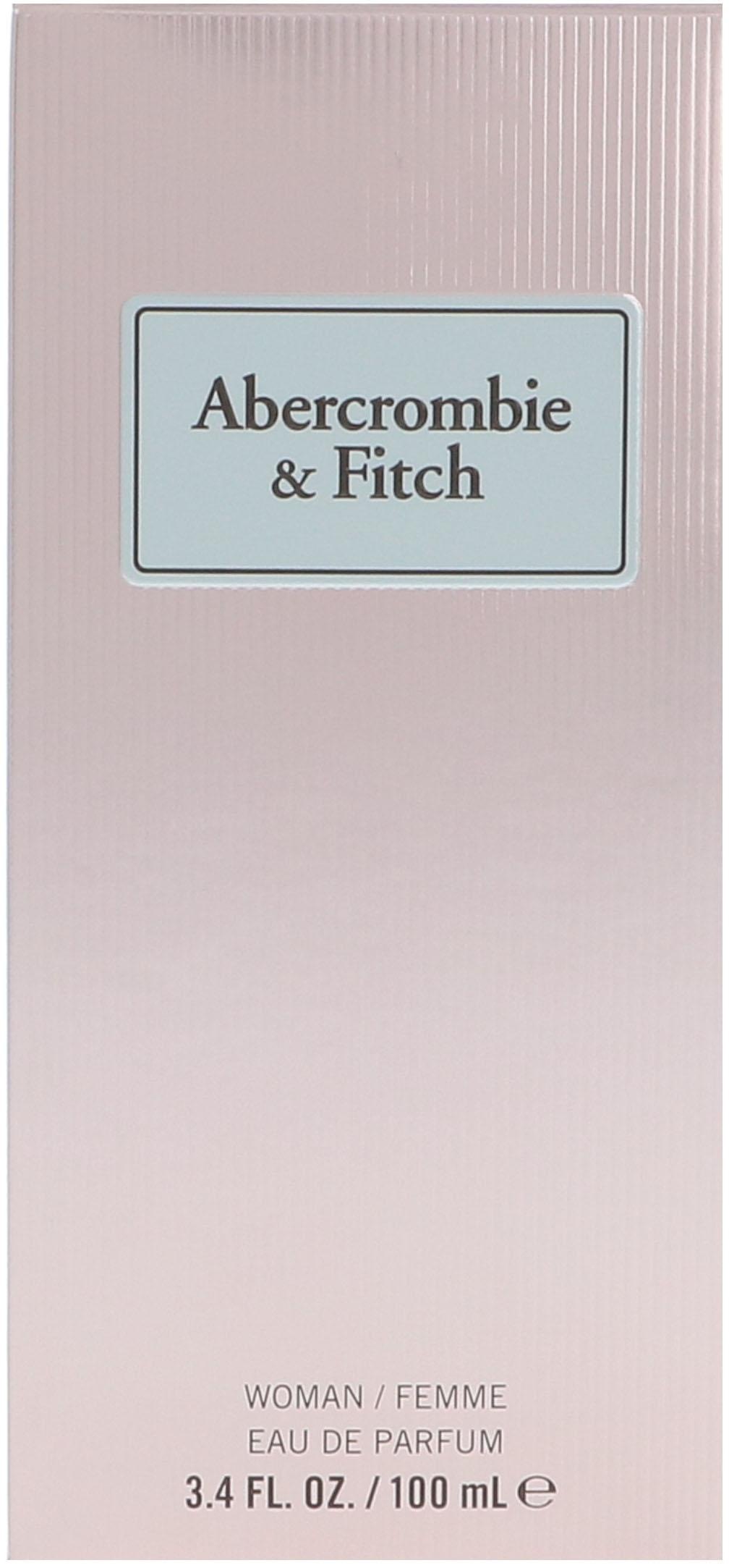 Abercrombie & Fitch Eau de Parfum »First Instinct Women«, Blumig-fruchtiger Duft mit Grapefruitschale, Orchidee und Tonkabohne.