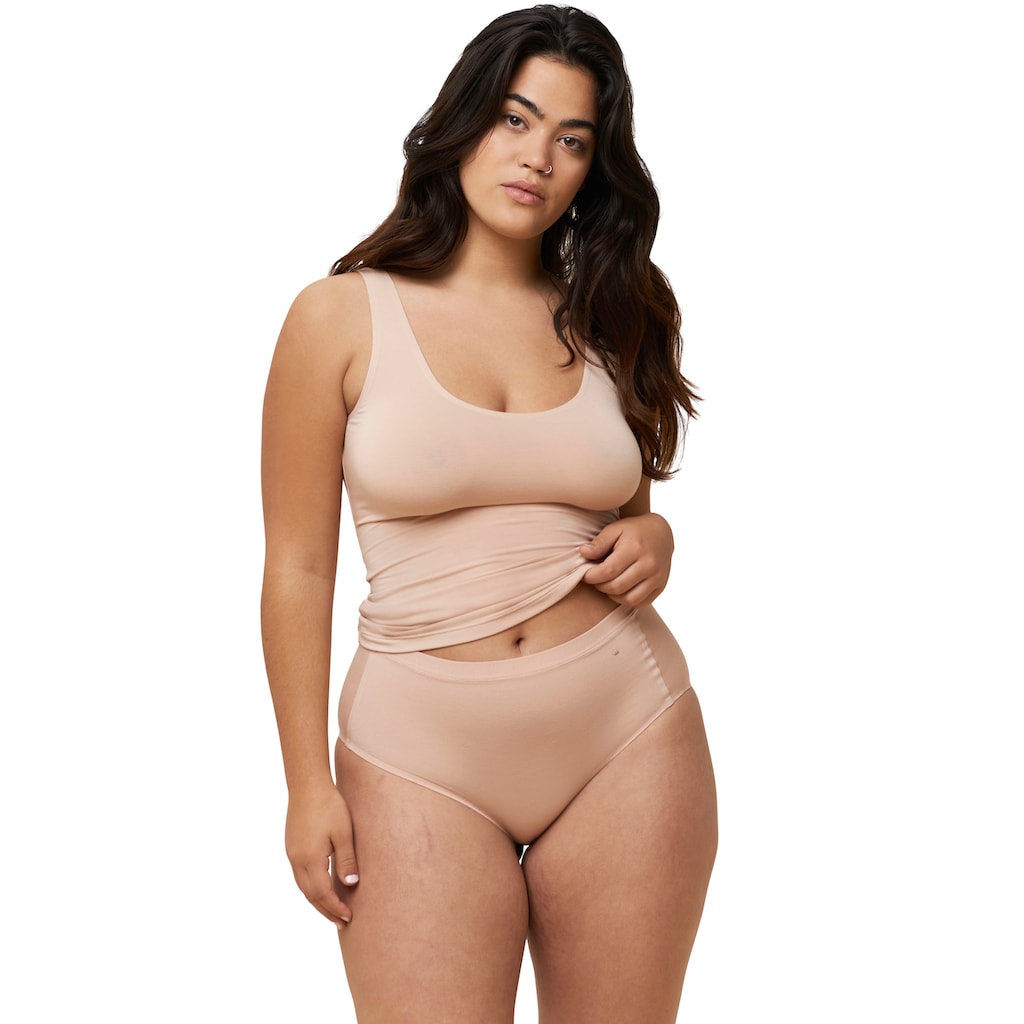 Triumph Maxislip »Smart Natural Maxi EX 2P«, (2 St.), Panty schlicht und weich, Slip