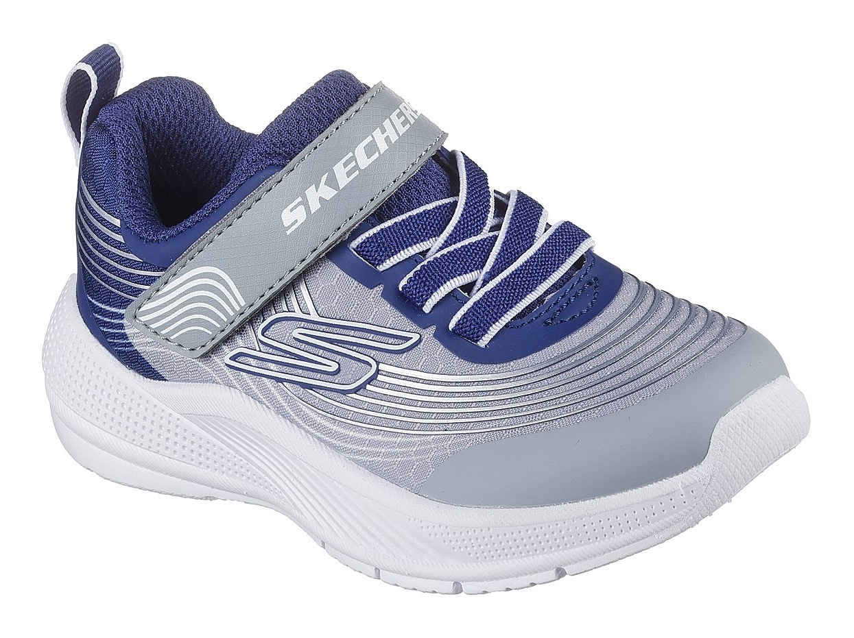 Skechers Sneaker "MICROSPEC ADVANCE" Babyschuh mit zusätzlichem Gummizug, Größenschablone zum Download