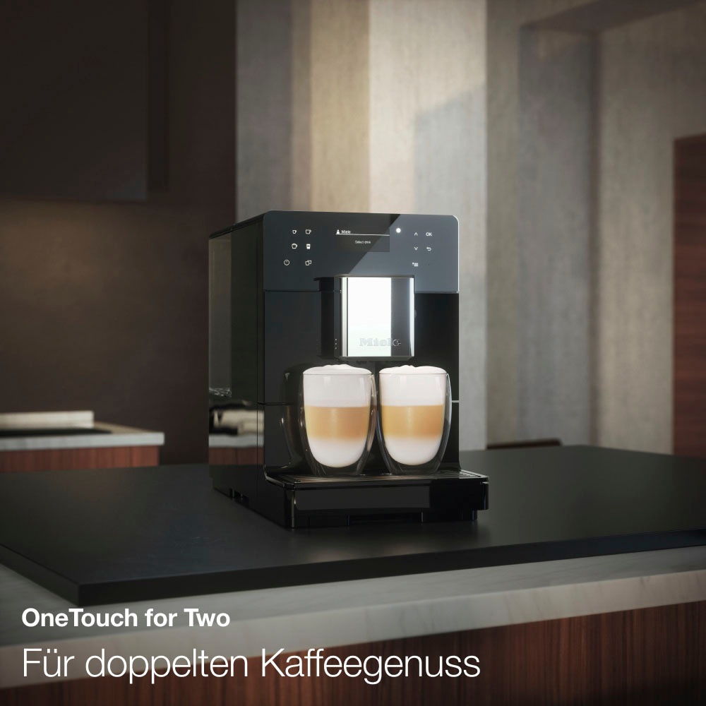 Miele Kaffeevollautomat »CM7550 CoffeePassion, Rechnung Kaffeekannenfunktion«, 3kg | € und Gutschein Isolierkanne UVP auf 218,- im Kaffee inkl. Milchgefäß, für BAUR von Wert