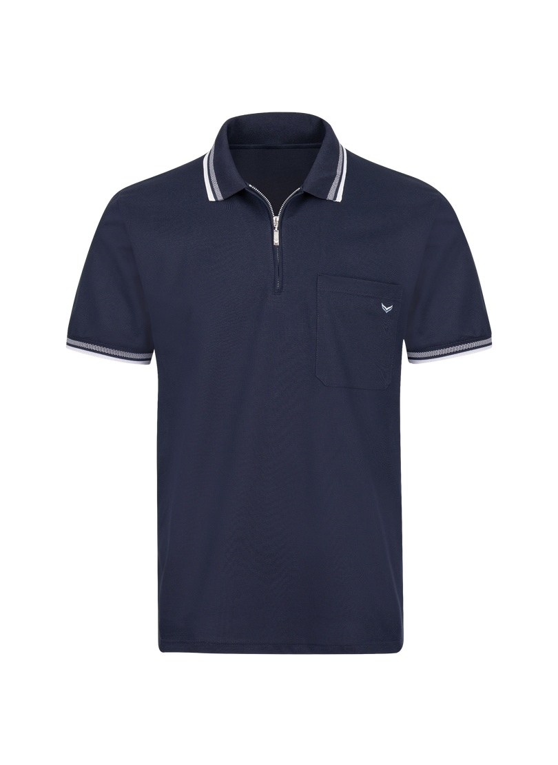 Trigema Poloshirt "TRIGEMA Poloshirt mit Reißverschluss" 1 Stk. tlg. günstig online kaufen