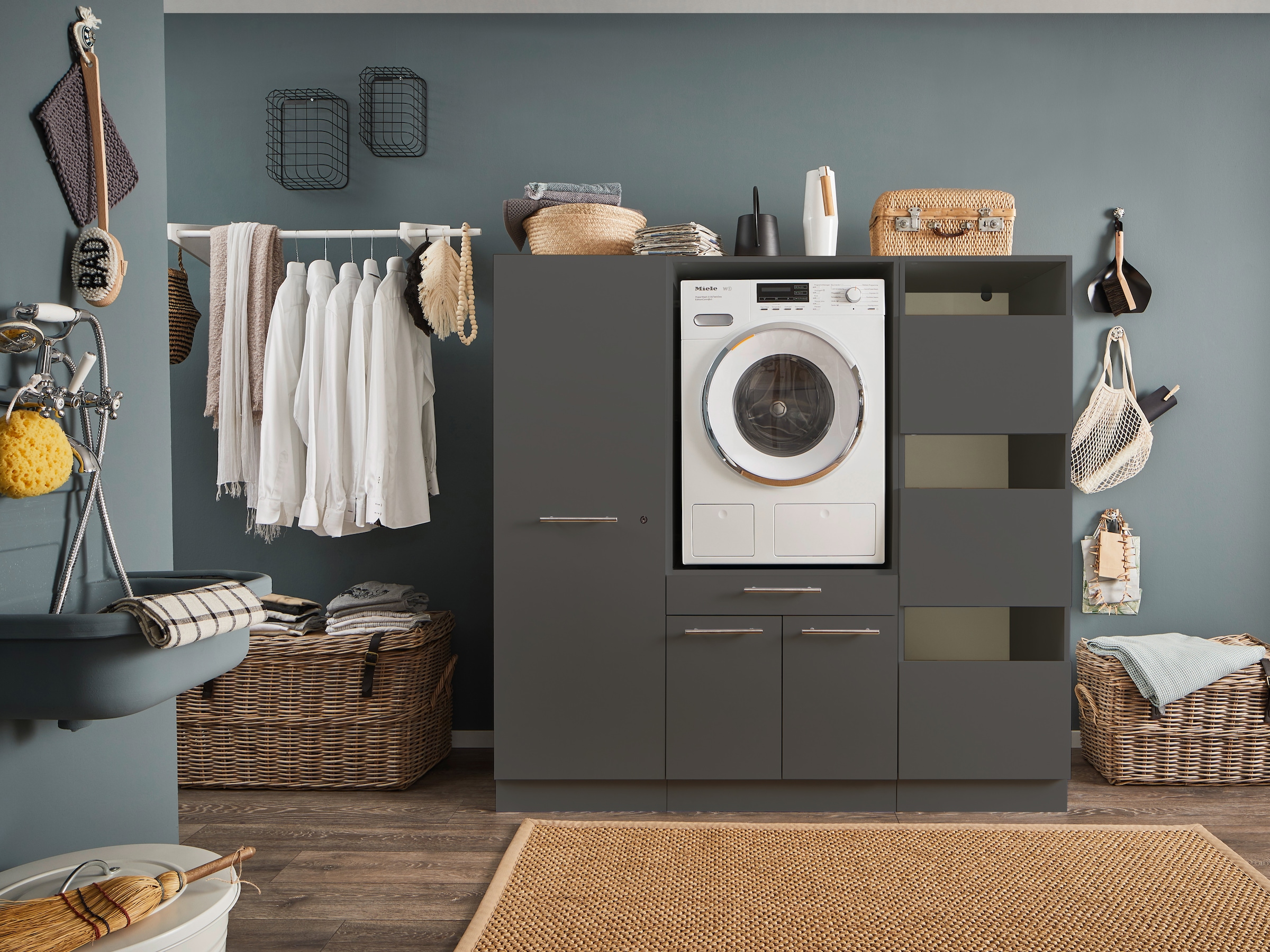 Laundreezy Mehrzweckschrank-Set "LAUNDREEZY LDSK8", Breite 167,5 cm günstig online kaufen