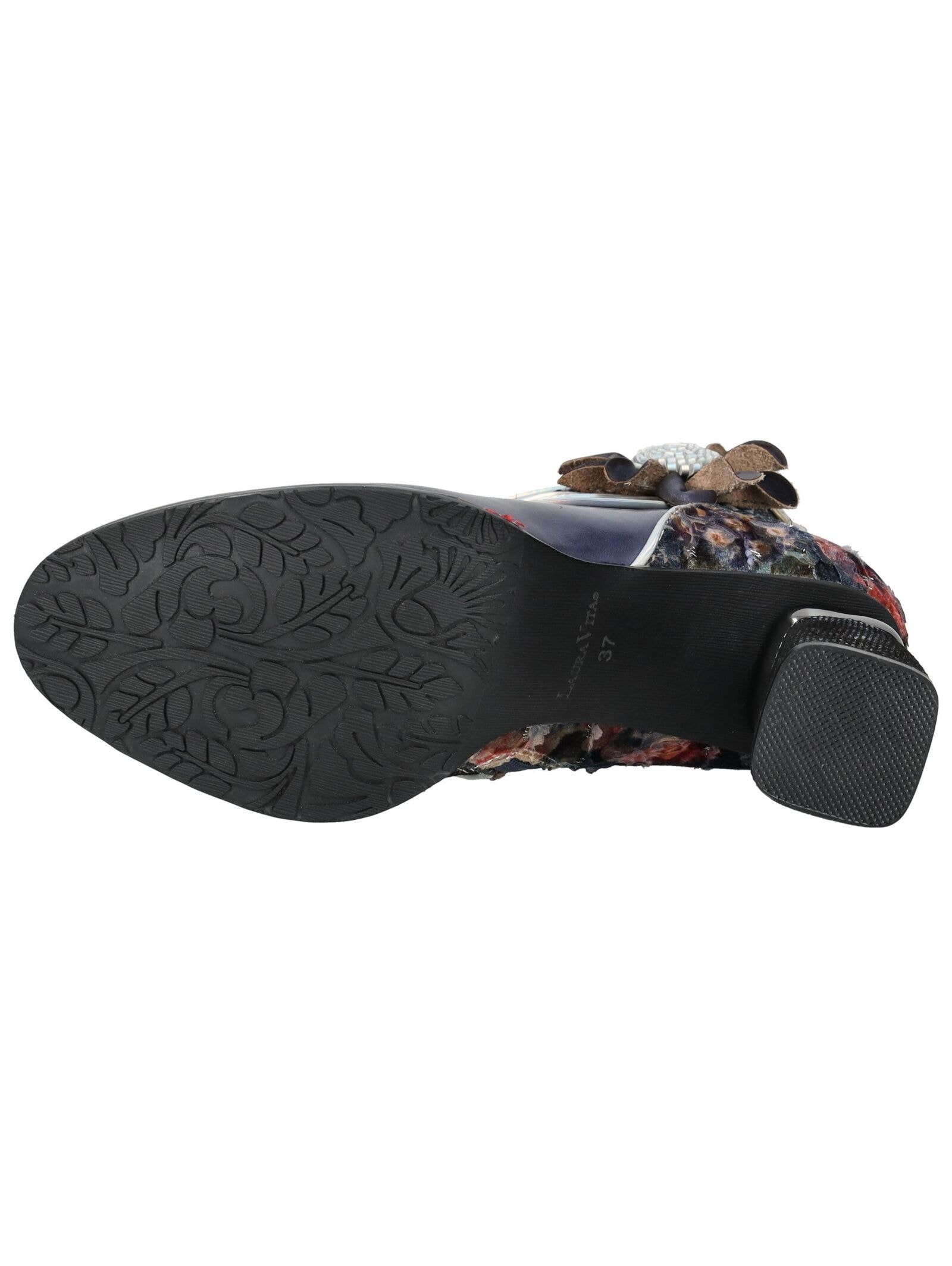 LAURA VITA High-Heel-Stiefelette »LAURA VITA Stiefelette Leder/Textil«