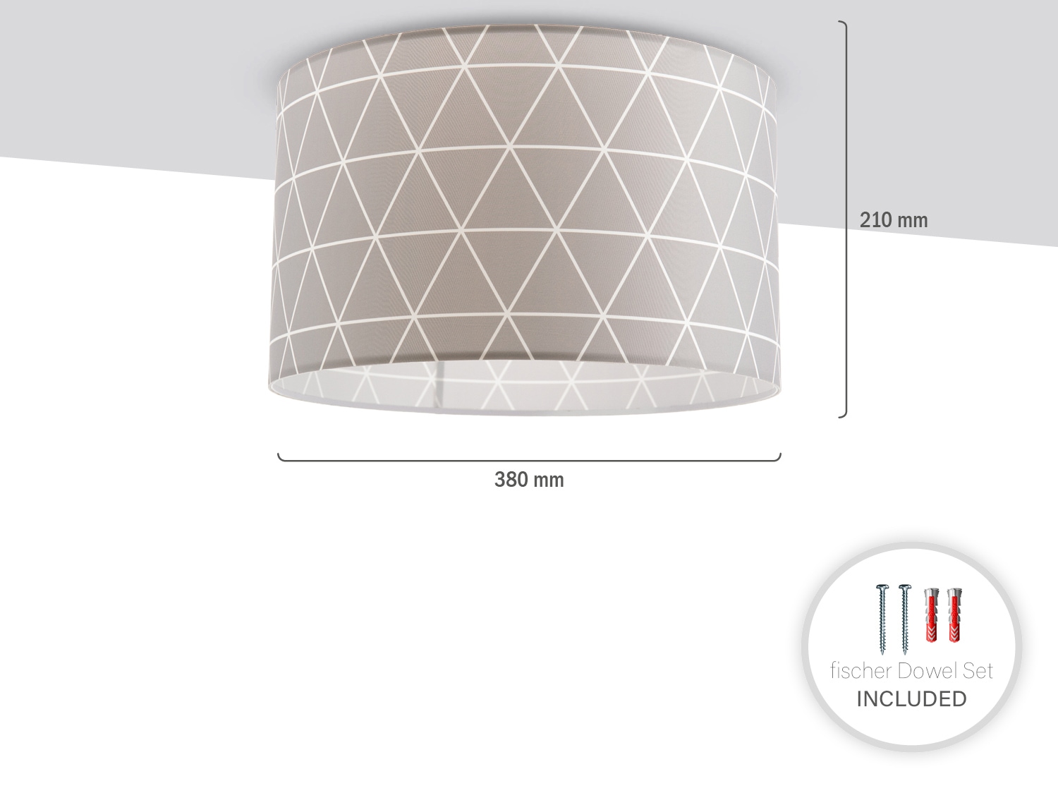 Paco Home Deckenleuchte »Stella flammig-flammig, Skandi Hängelampe Wohnzimmer 401«, | E27 Deckenlampe Schlafzimmer Rauten 1 BAUR