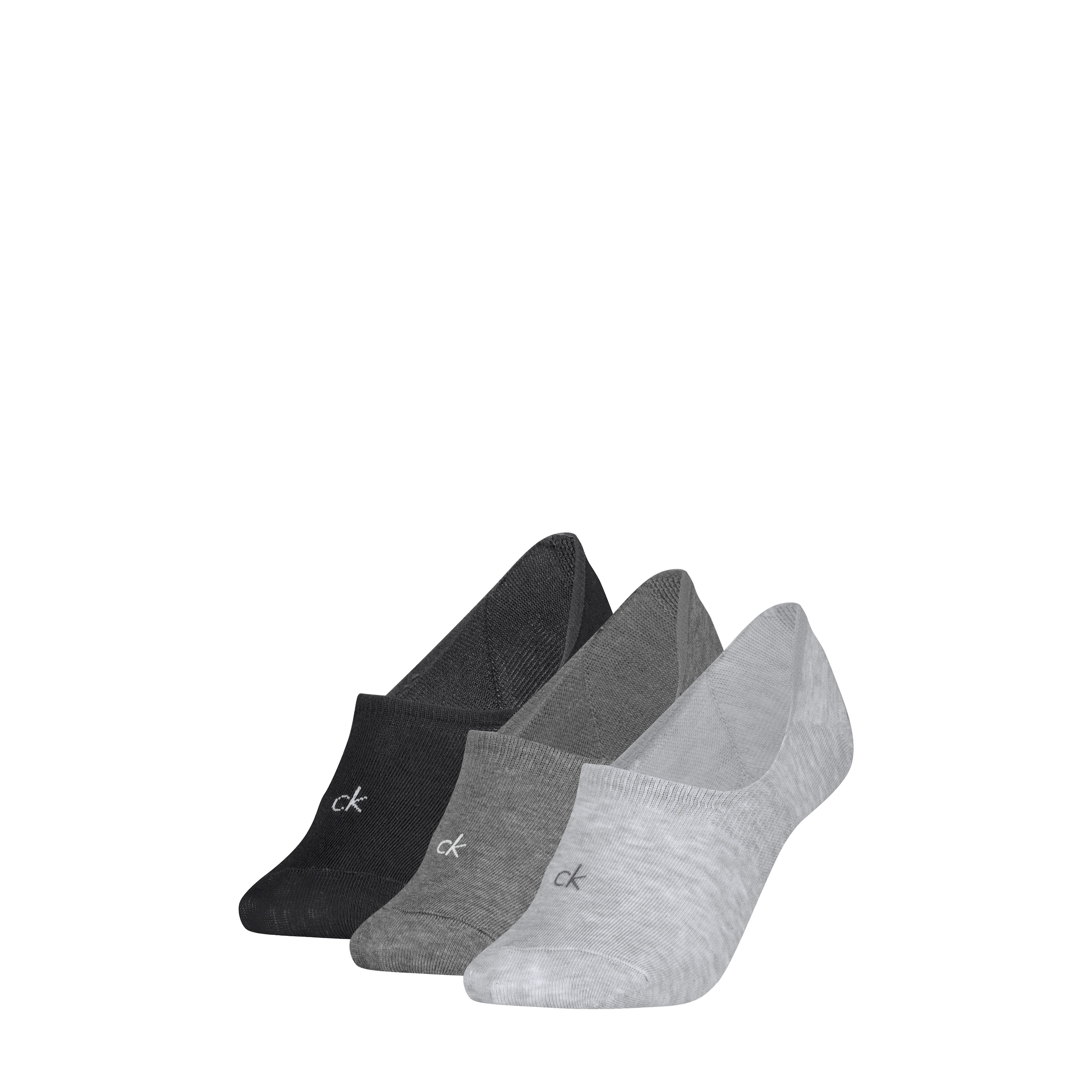 Calvin Klein Füßlinge "CK WOMEN FOOTIE MC" 3 Paar, Antirutsch Noppen im Fer günstig online kaufen