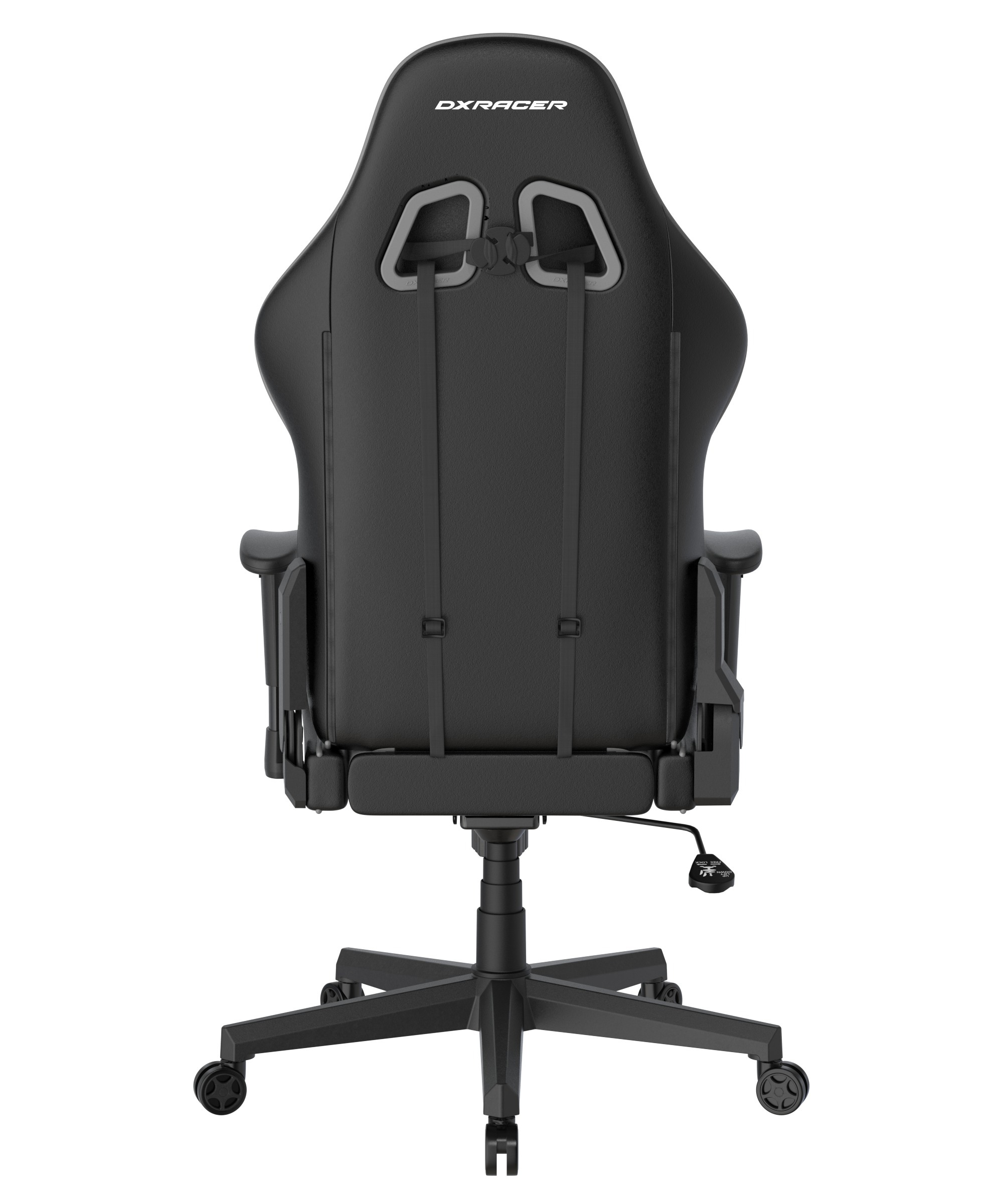 DXRacer Gaming-Stuhl »Prince Gaming Chair Regular L, PVC, schwarz grau«