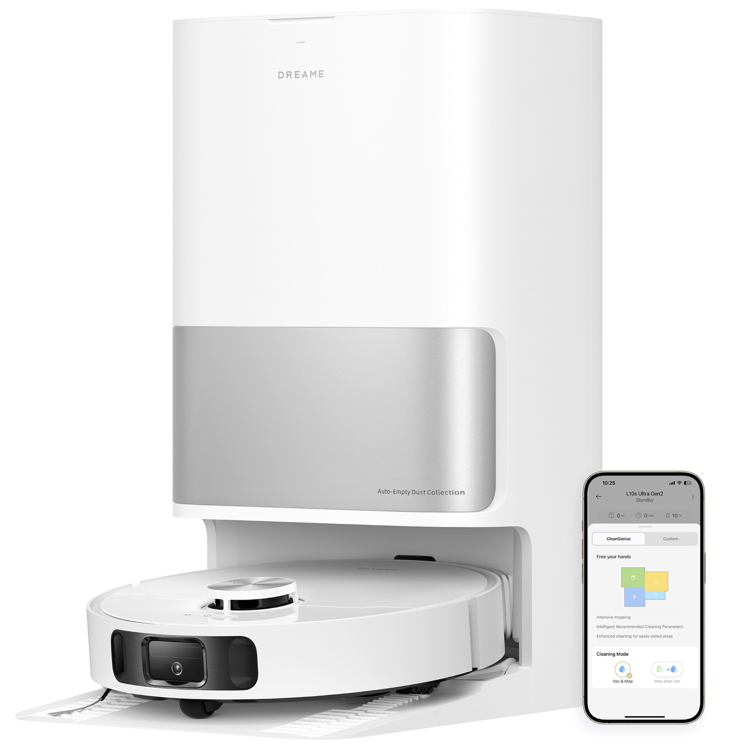 Dreame Saugroboter "mit Wischfunktion L10s Ultra Gen 2" 10000 Pa Saugleistu günstig online kaufen