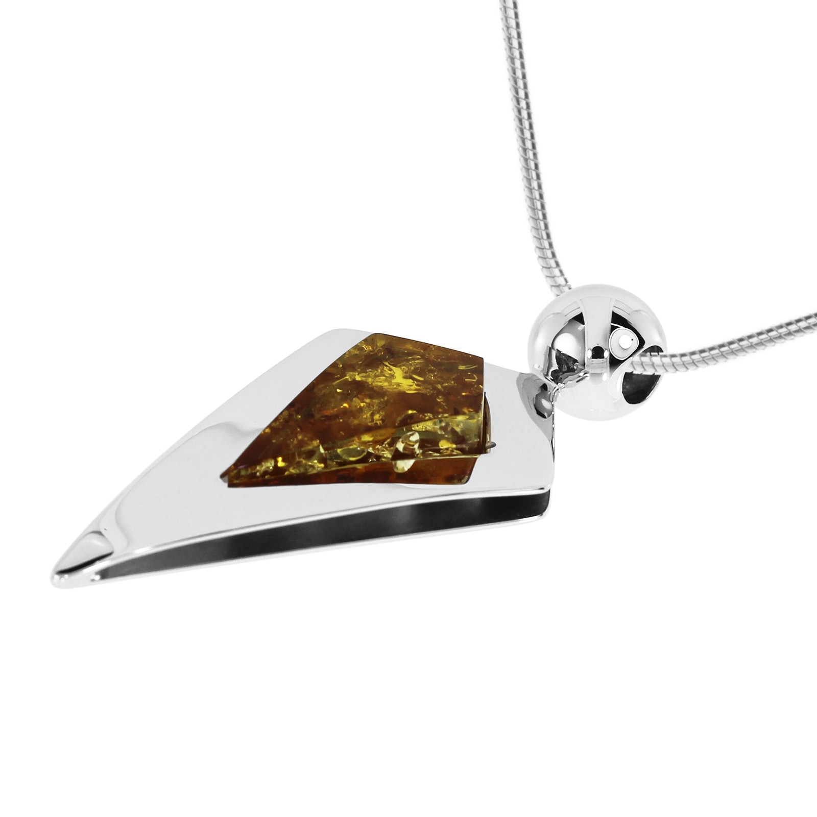 OSTSEE-SCHMUCK Kette mit Anhänger »Ostsee-Schmuck Kette mit Anhänger Erka Kette mit Anhänger Erka«, (2 tlg.)