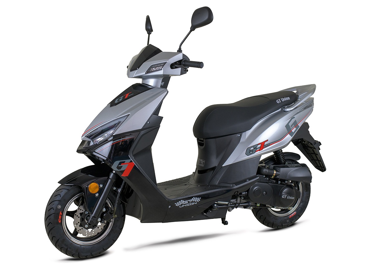 GT UNION Motorroller »Sonic X 45« 49,6 cm³ 45 km/h Euro 5 3 Komplett-Set, 2 Stk. tlg. Luftgekühlter Motor