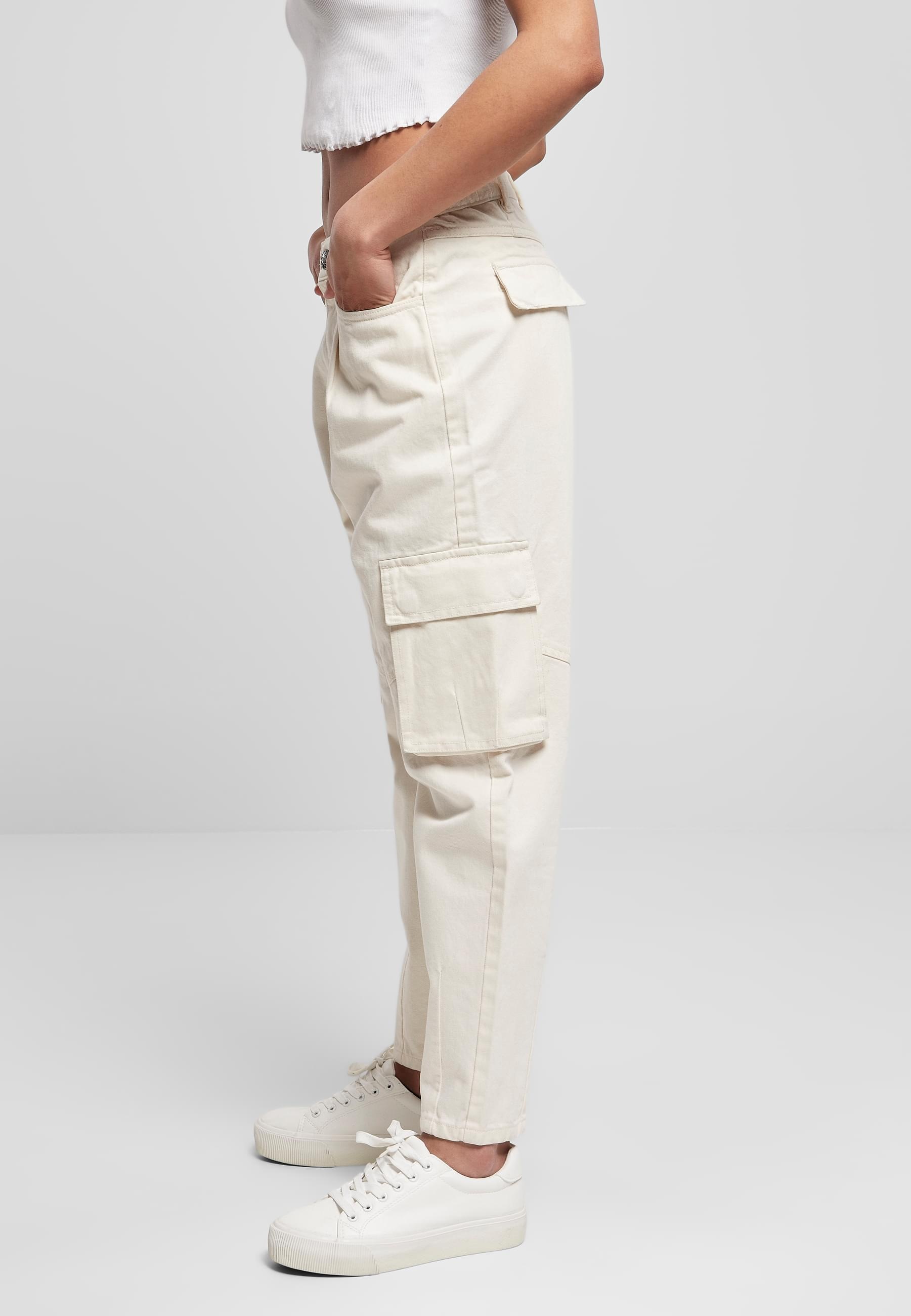 URBAN CLASSICS Cargohose »Urban Classics Damen Ladies Ballon Fit Cargo Twill Pants«, (1 tlg.)