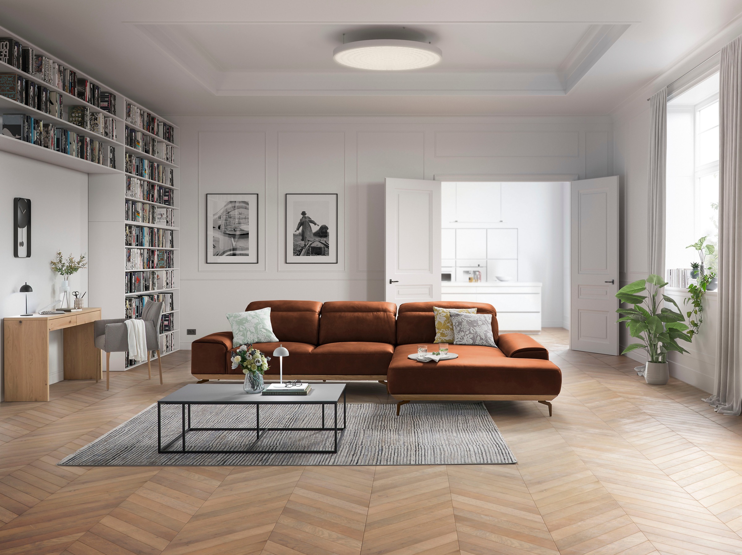 Musterring Wohnlandschaft "MR 2490 Ecksofa mit erstklassigem Sitzkomfort, L günstig online kaufen