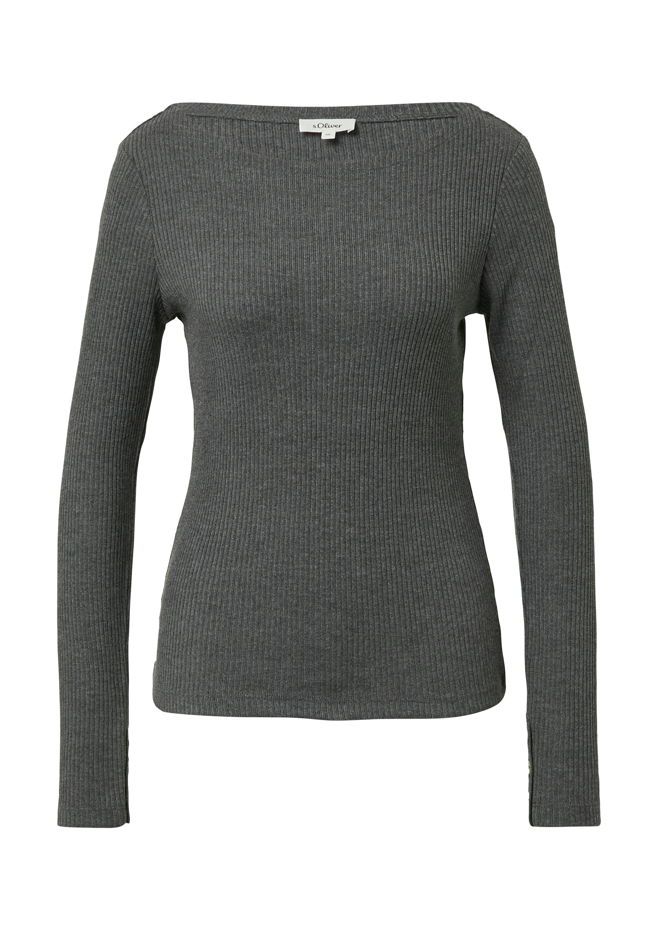 s.Oliver Langarmshirt mit U-Boot-Ausschnitt