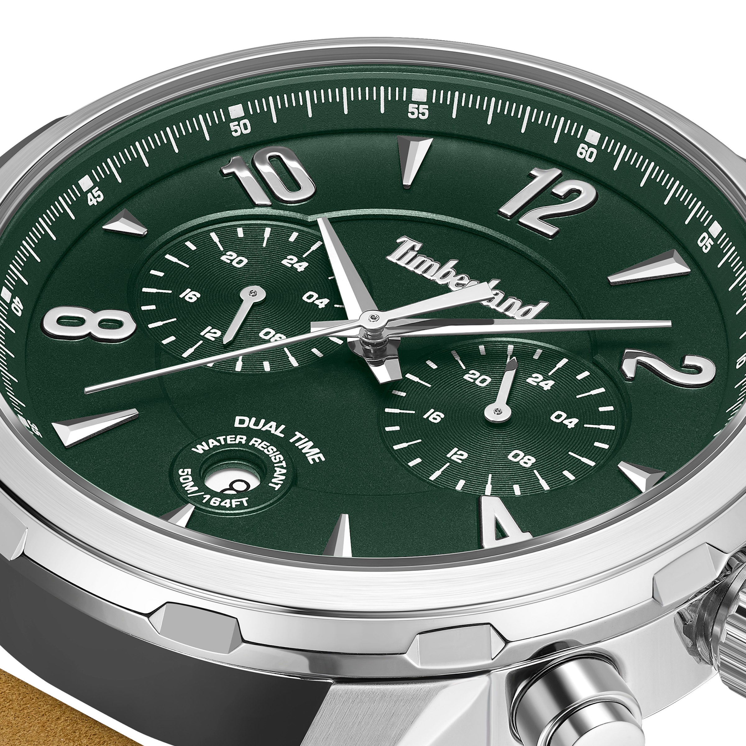 Timberland Multifunktionsuhr »Newkirk« Quarzuhr, Armbanduhr, Herrenuhr, Lederarmband, analog, Tag