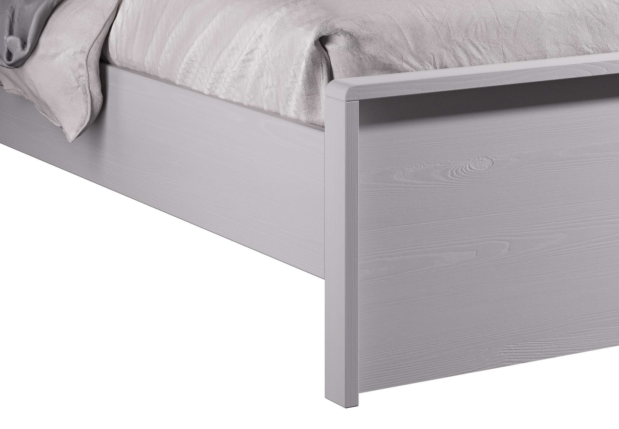 Home affaire Massivholzbett »Luven, hohe Belastbarkeit! FSC® zertifiziertes Massivholz«, (Breite/Belastbarkeit 180cm/220 KG, 140cm/180 KG), aus massiver Kiefer im schlichten Design
