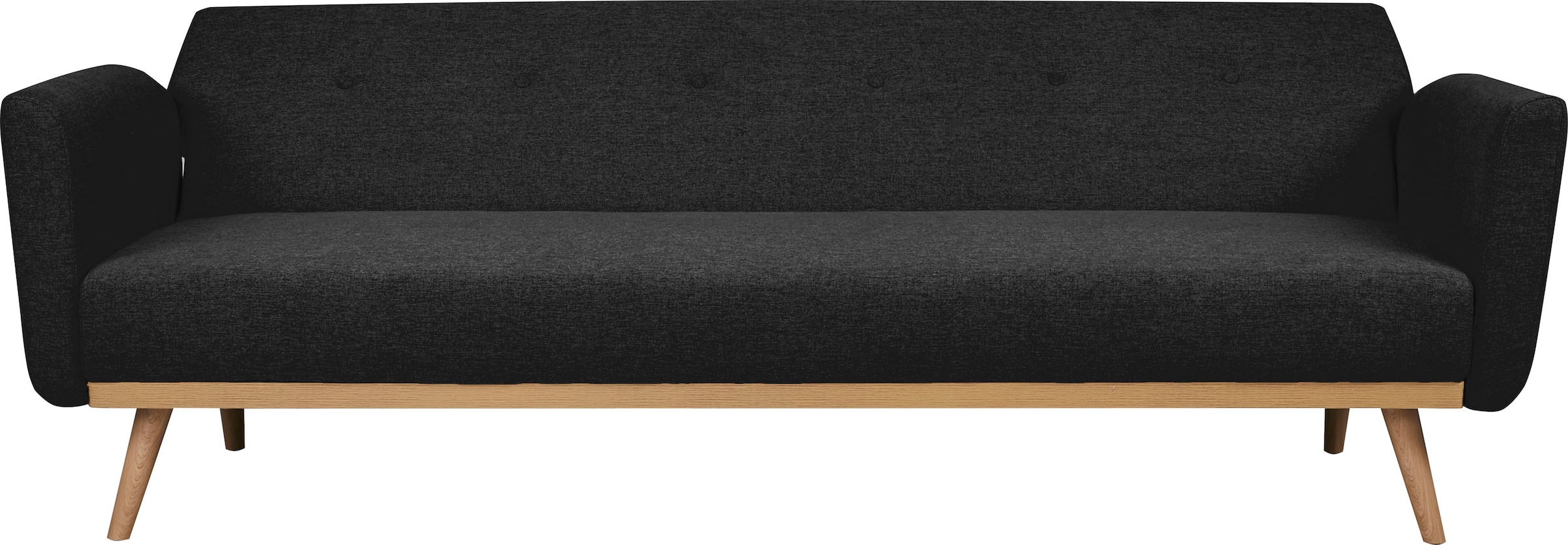 SalesFever Schlafsofa "Komfortables Sofa zum Entspannen" Knopfheftung an de günstig online kaufen