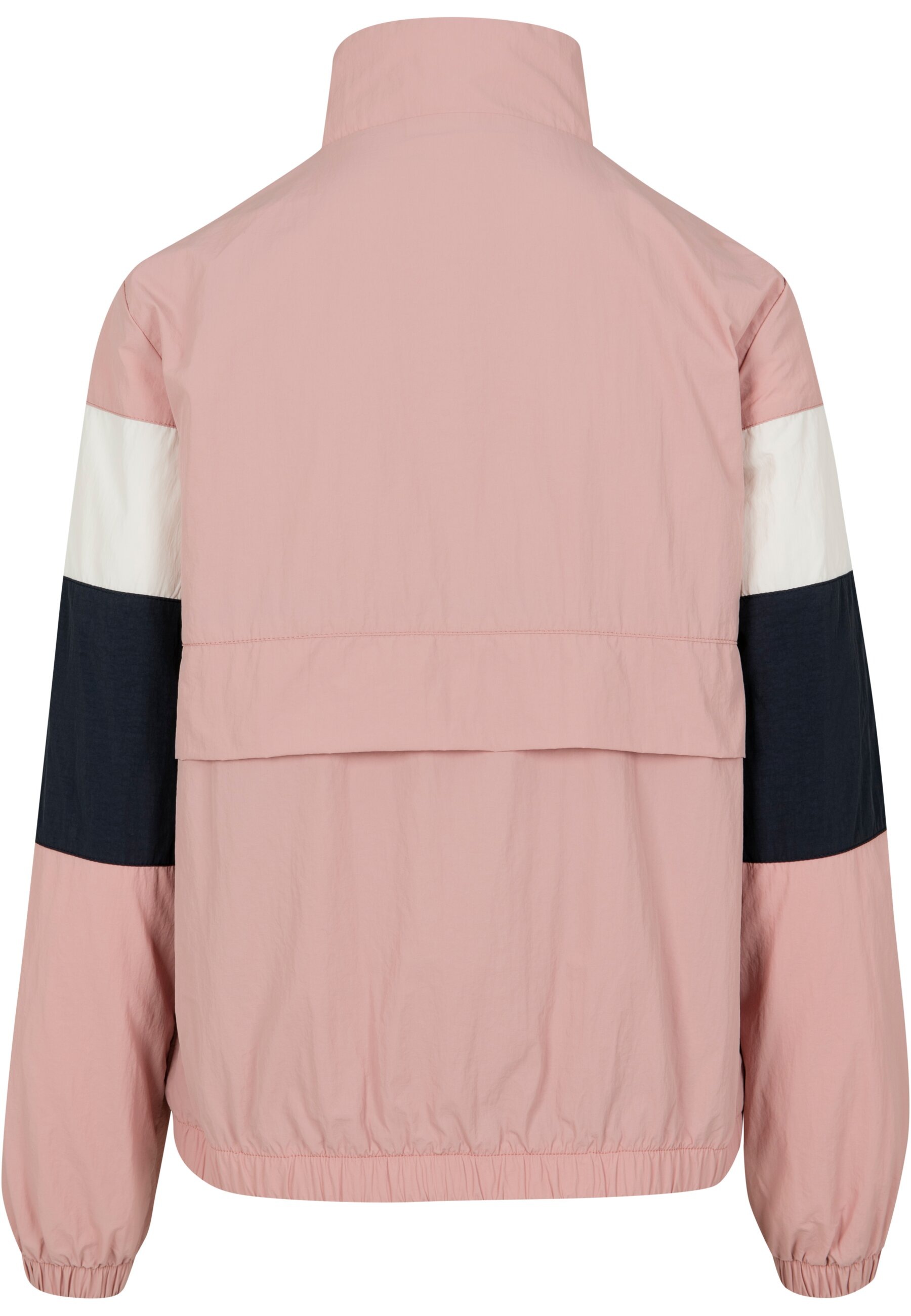 URBAN CLASSICS Allwetterjacke »Urban Classics Damen Ladies 3-Tone Crinkle Track Jacket«, (1 St.), ohne Kapuze