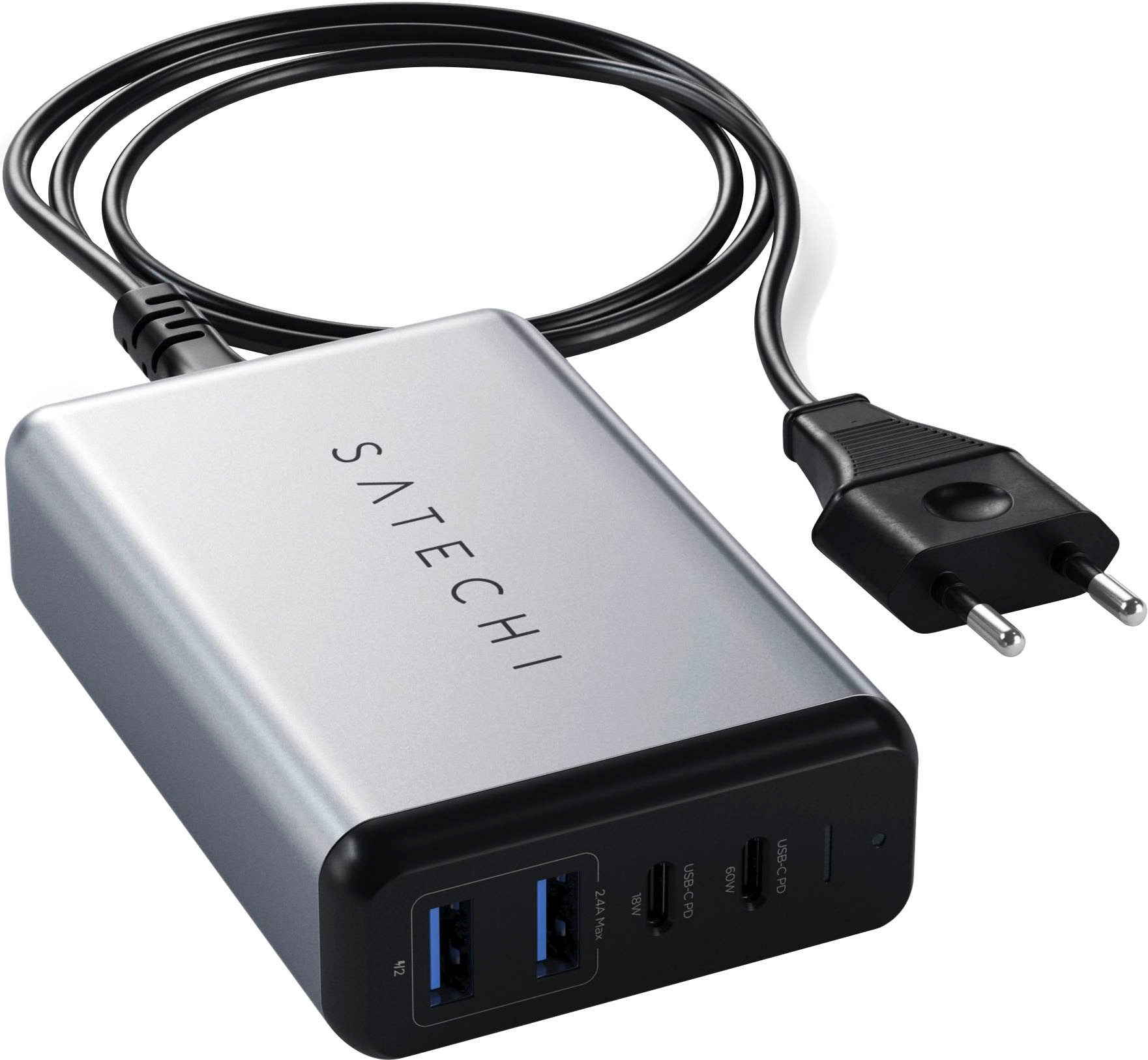 Satechi USB-Ladegerät »75W Dual Type-C PD Travel Charger«, (1 St.)