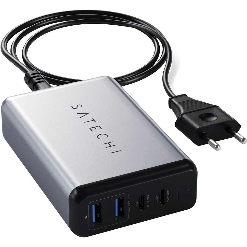 Satechi USB-Ladegerät »75W Dual Type-C PD Travel Charger«, (1 St.)