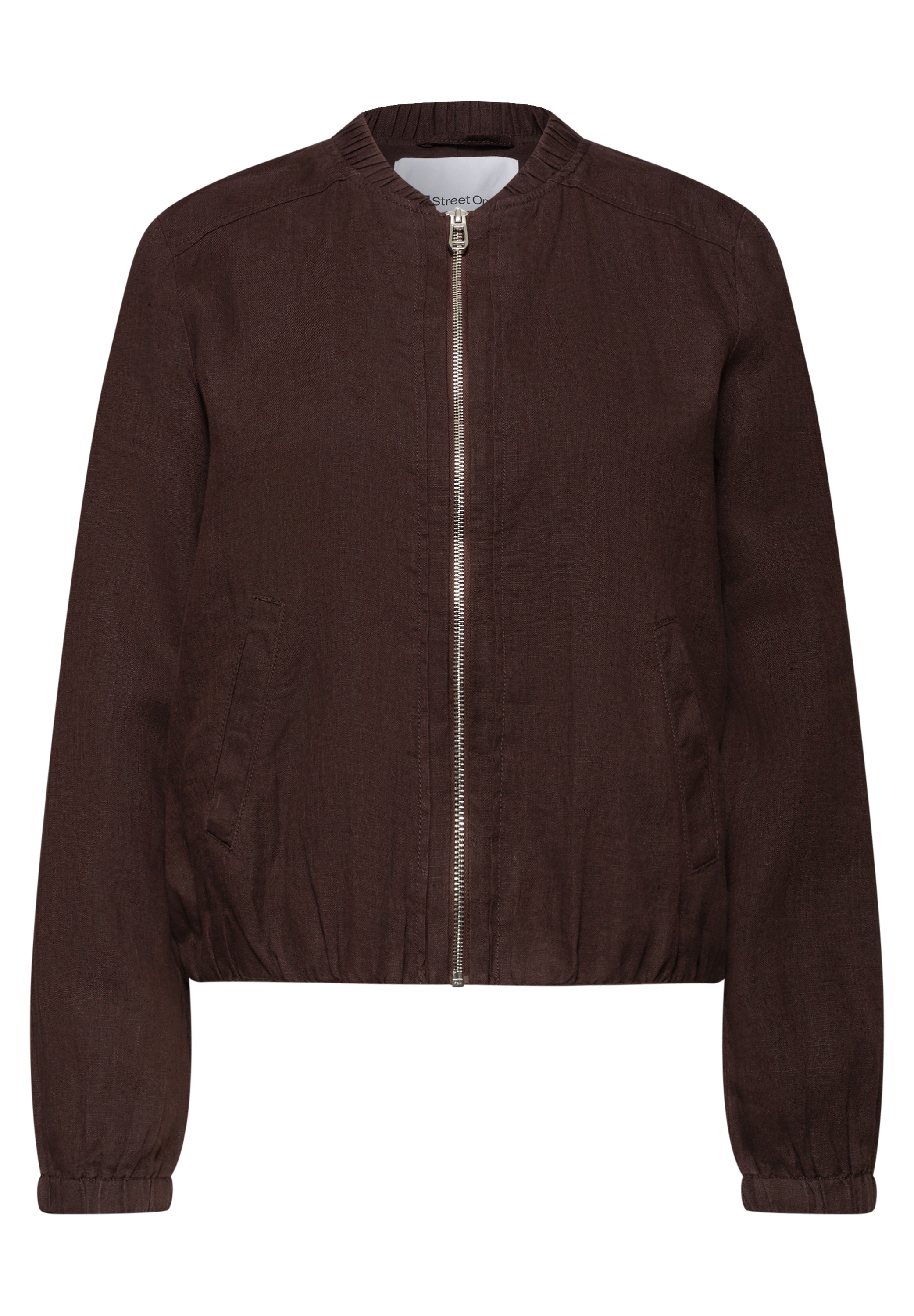 STREET ONE Blouson ohne Kapuze aus Leinen