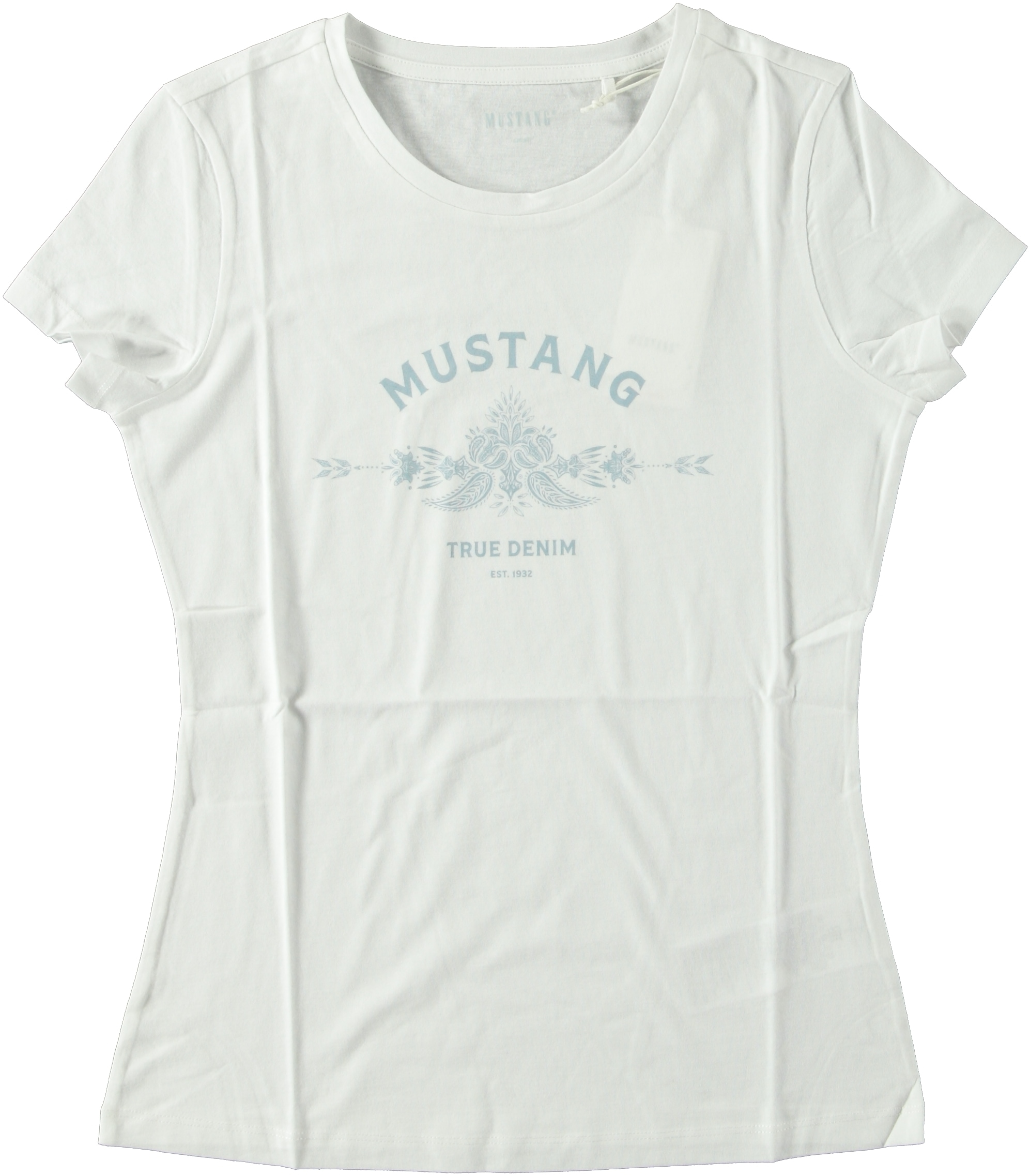 Mustang Kurzarmshirt "Damen Style Alexia C Logo"