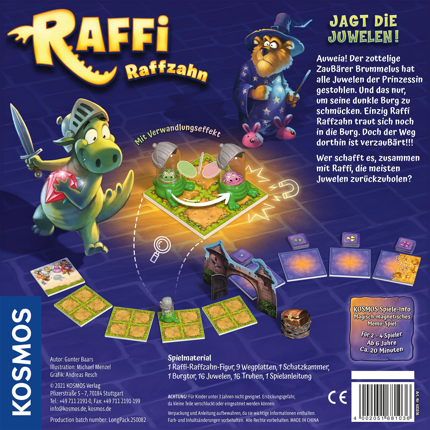 Kosmos Spiel »Raffi Raffzahn«