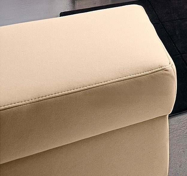 DOMO collection Hocker "Alisson zeitlos und bequem, B/T 59/59cn"