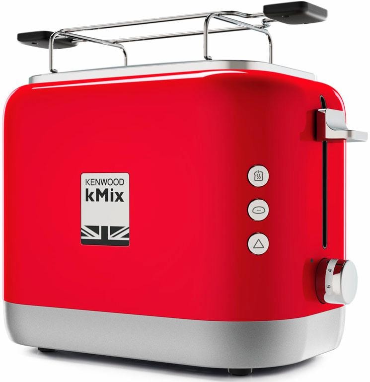 Kenwood Toaster "TCX751RD" 2 kurze Schlitze für 2 Scheiben 900 W günstig online kaufen