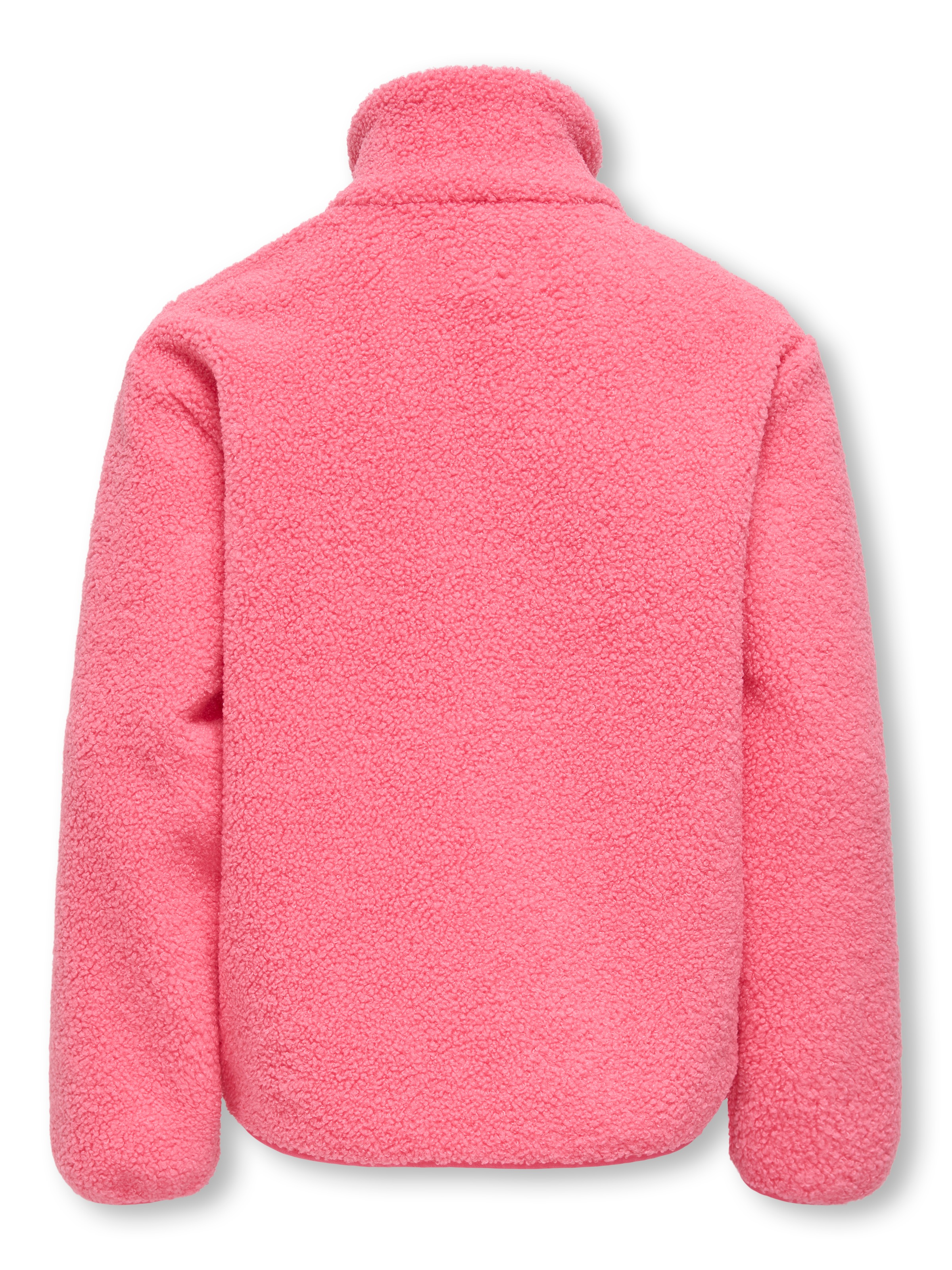 KIDS ONLY Fleecejacke »KOGEVA LIFE TEDDY JACKET CP OTW NOOS«, ohne Kapuze