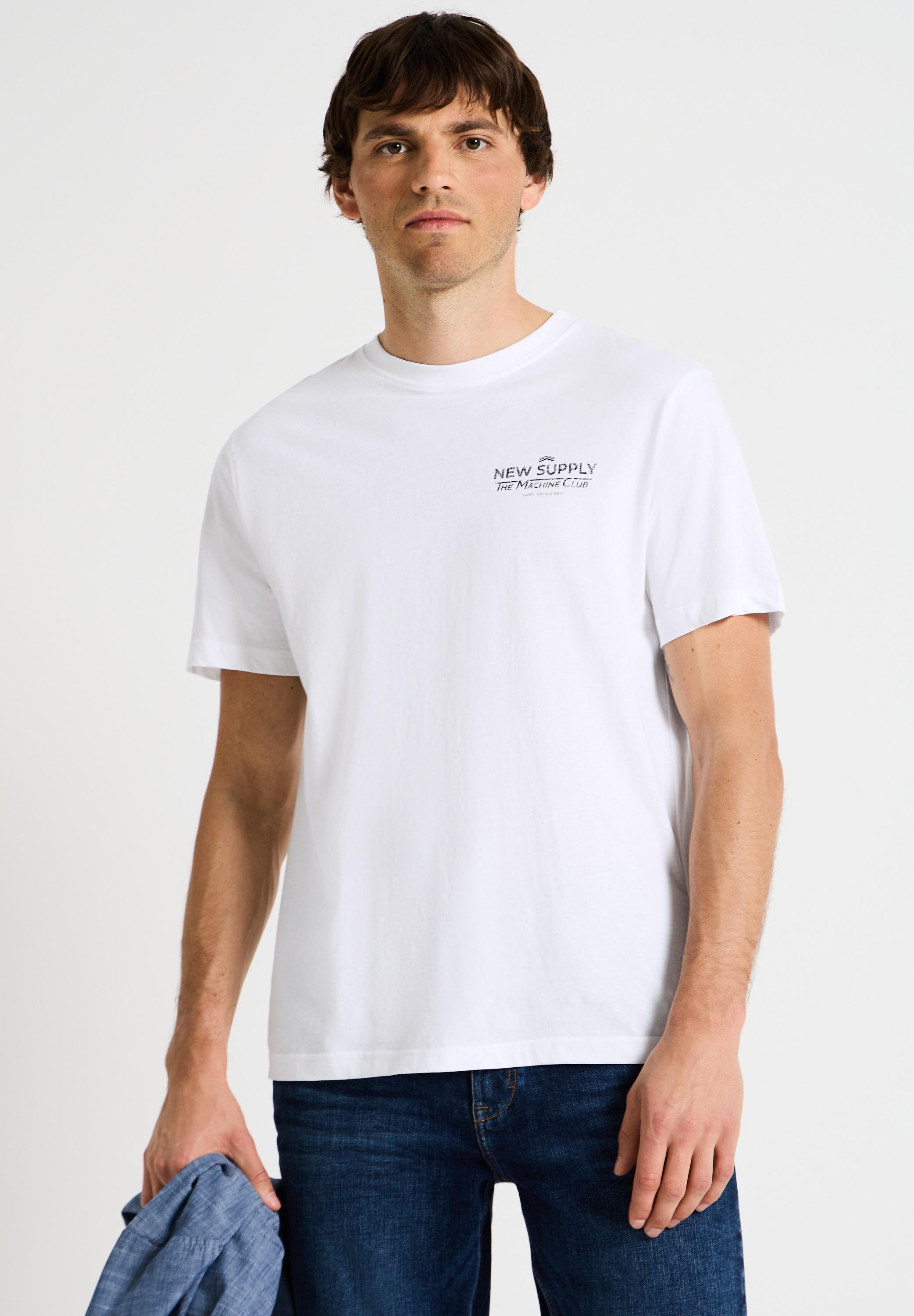 STREET ONE MEN T-Shirt aus reiner Baumwolle