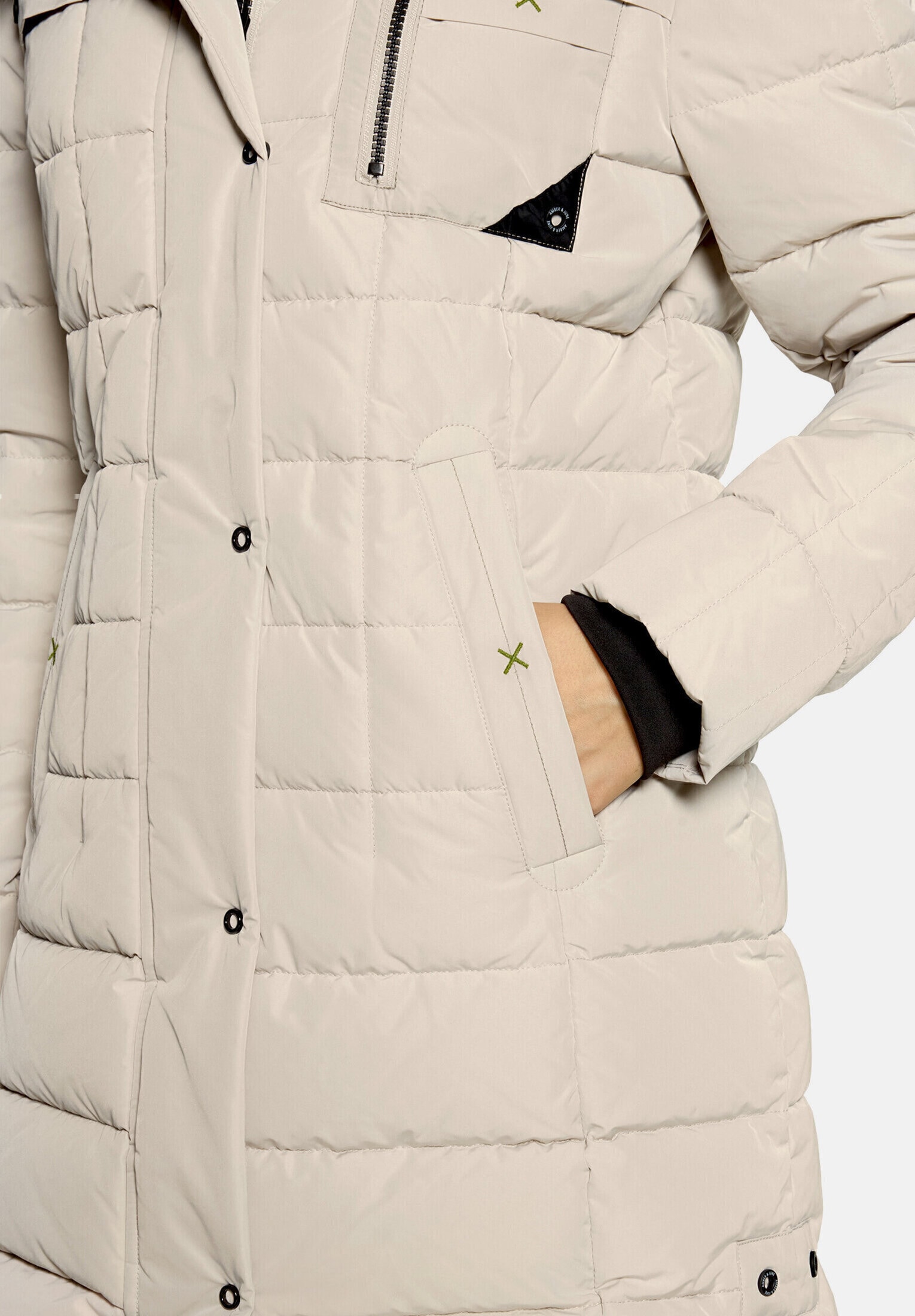 Amber & June Winterjacke »Damen mit Kapuze« mit Kapuze